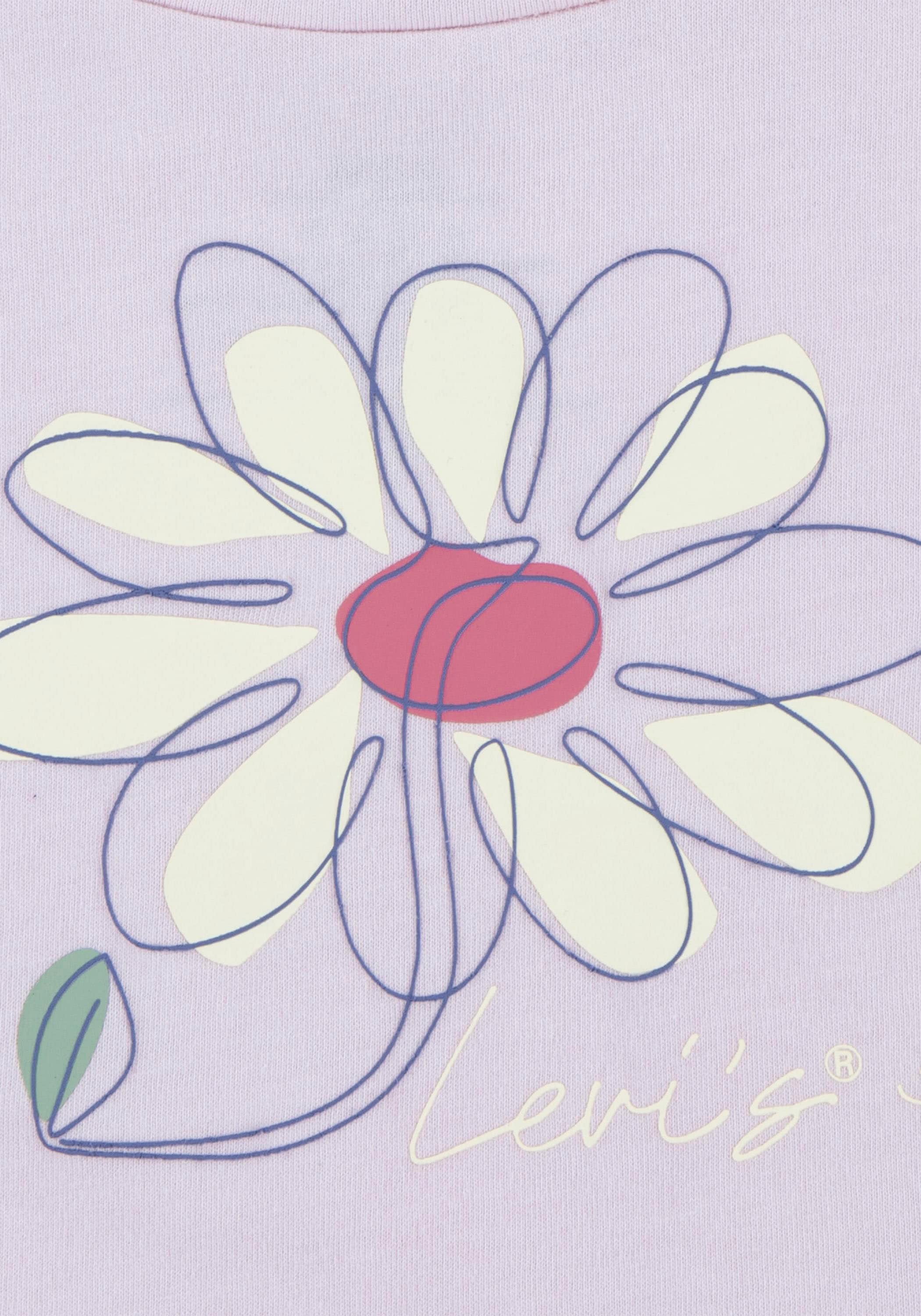 Levi's® Kids Shirt & Shorts mit Blumen-Frontprint