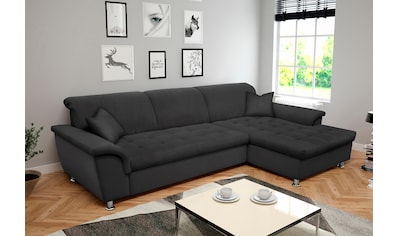 Ecksofa »Franzi Steppung im Sitzbereich B7T/H: 278/162/80 cm, Schlafsofa«