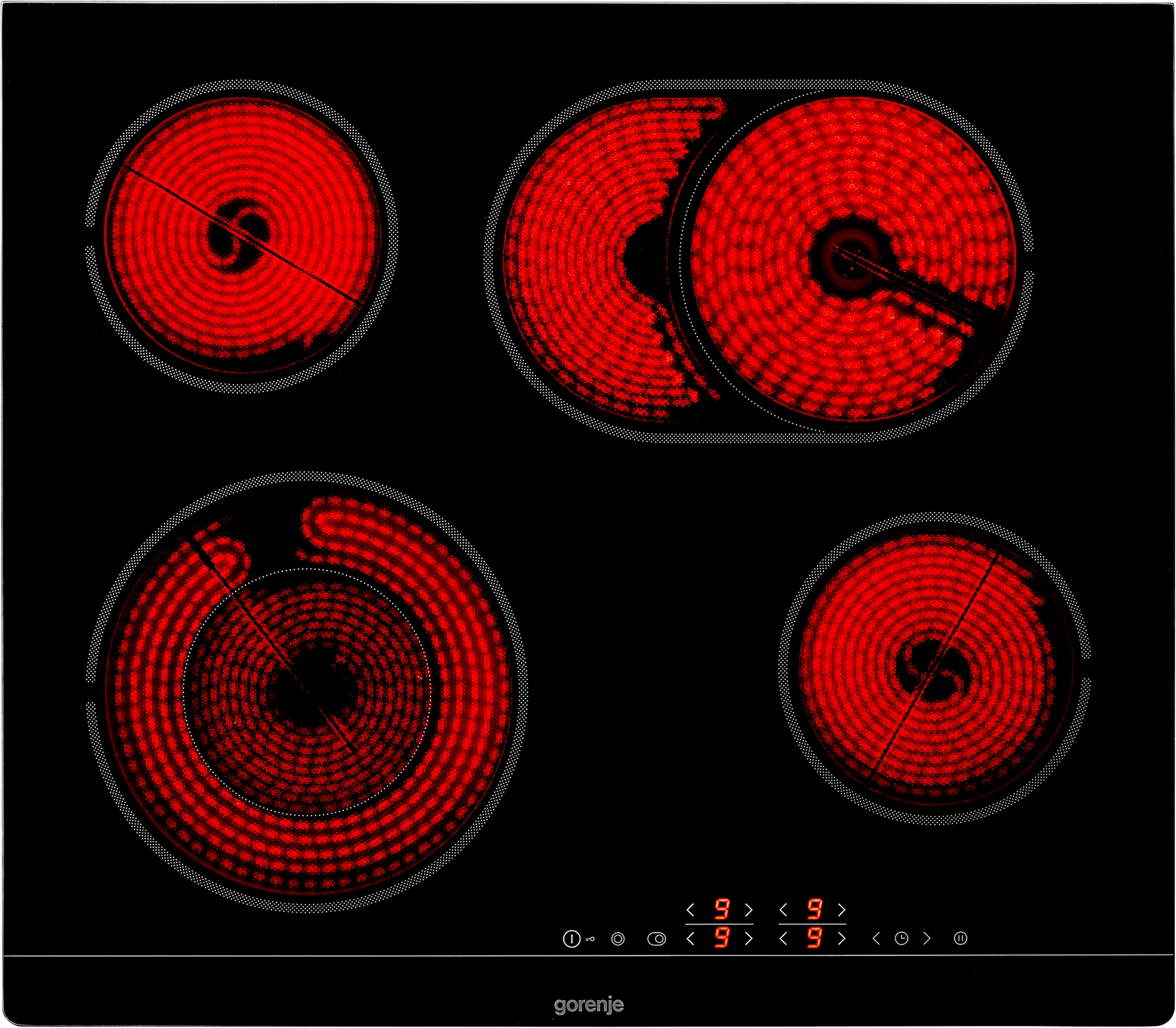 GORENJE Backofen-Set »BOS6737E13BGOT« mit 1-fach-Teleskopauszug Aqua Clean Set,  Pizzafunktion mit 300 °C – perfekt für Pizza, Focaccia und mehr!