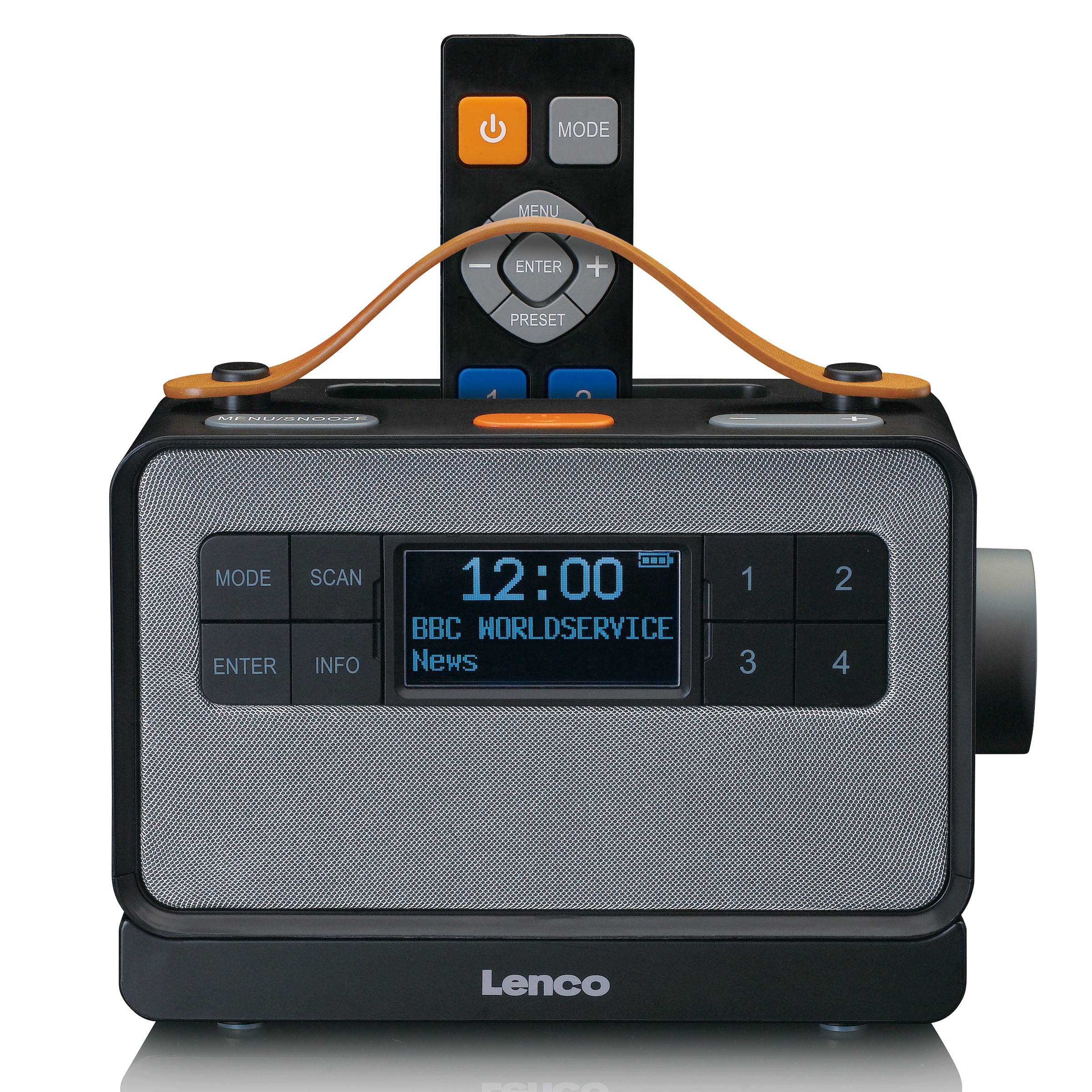Lenco Digitalradio (DAB+) »PDR-065BK«, (Digitalradio (DAB+)-FM-Tuner mit RDS 4 W)