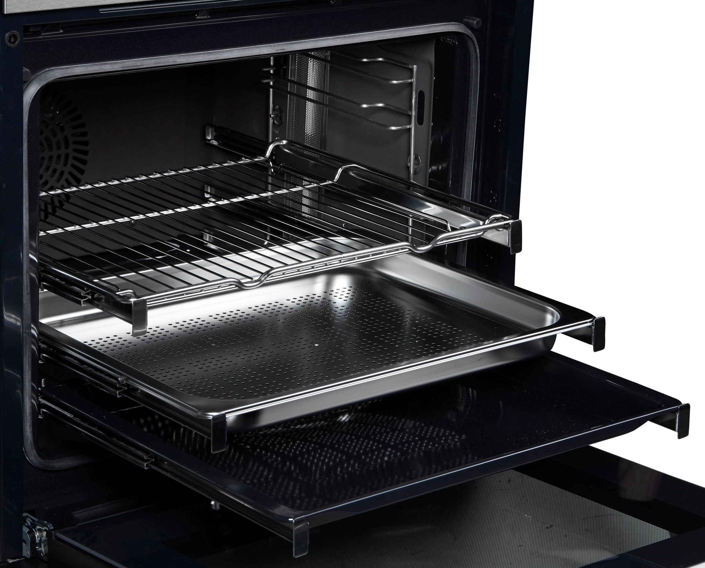 SIEMENS Dampfbackofen iQ700 »HS658GXS7«, mit 3-fach-Teleskopauszug, ecoClean Plus
