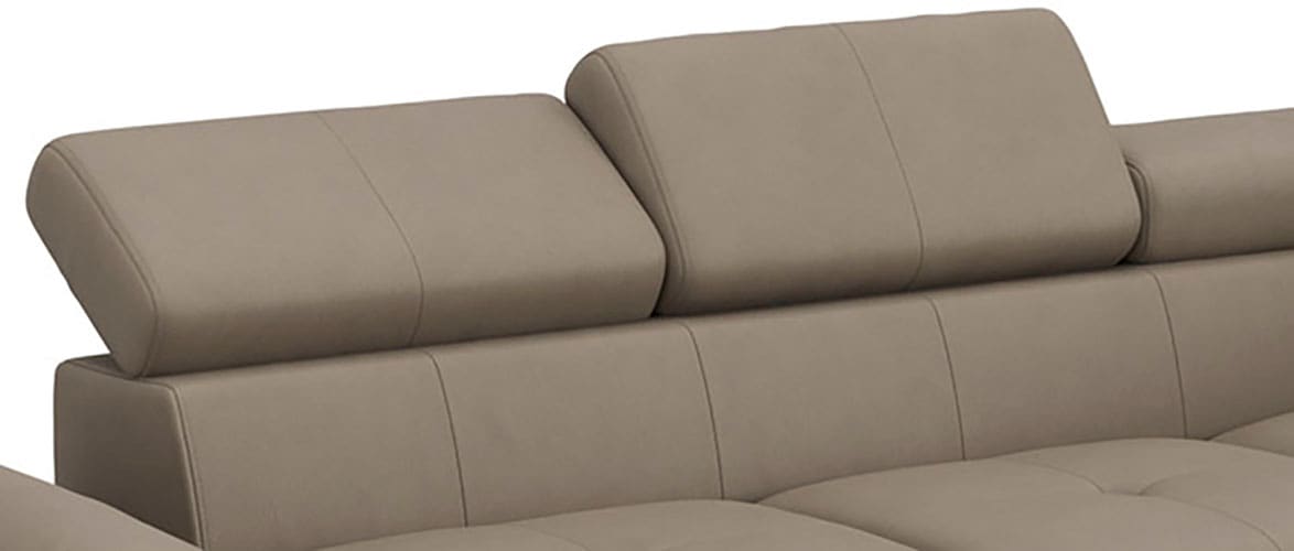 COTTA Ecksofa »Enterprise L-Form«, mit Arm- & Kopfteilverstellung, wahlweise mit Bettfunktion