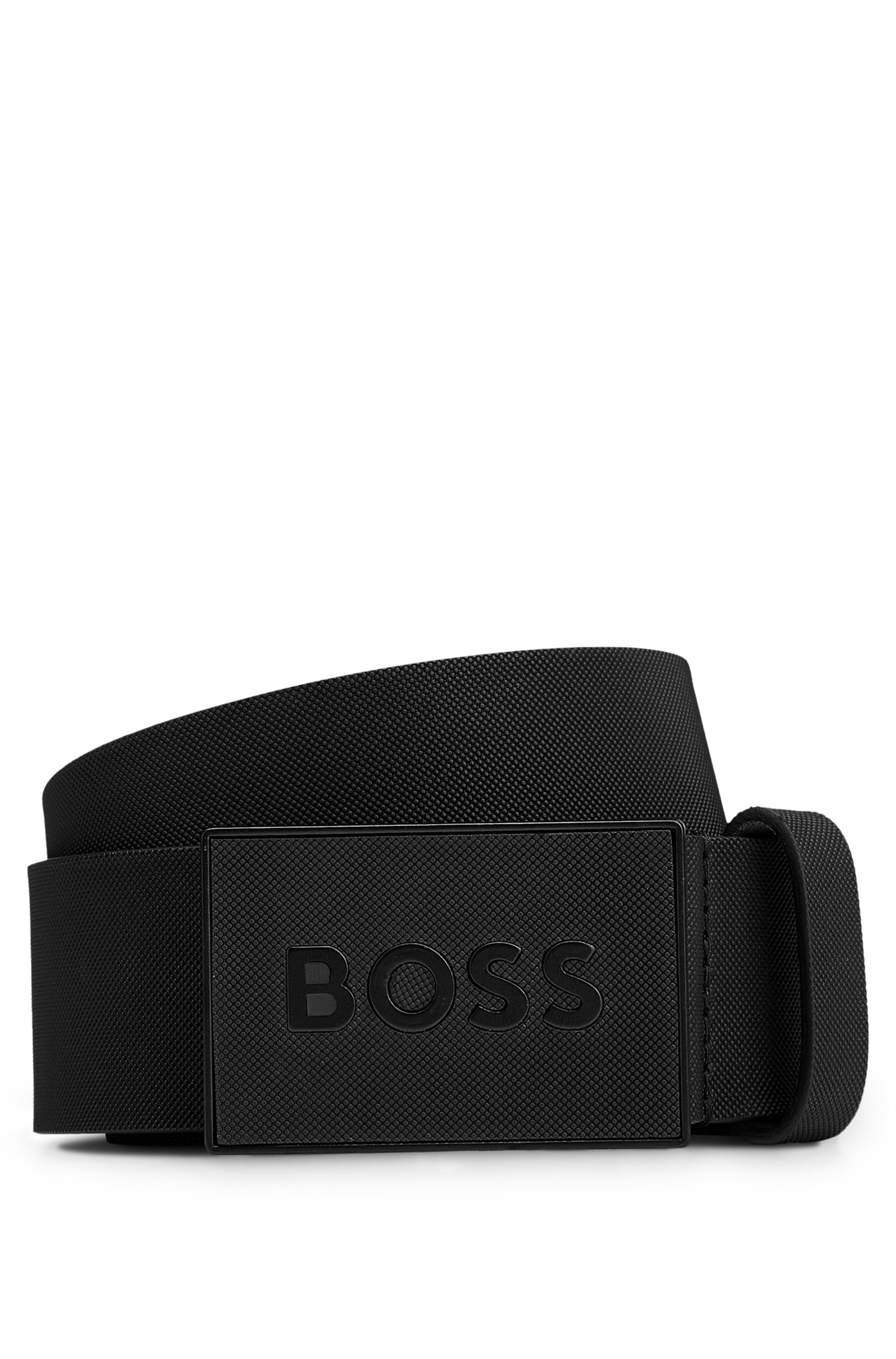 BOSS Ledergürtel »Boss_Icon-S1_Sz40« mit BOSS-Logo-Prägung auf der Koppelschließe