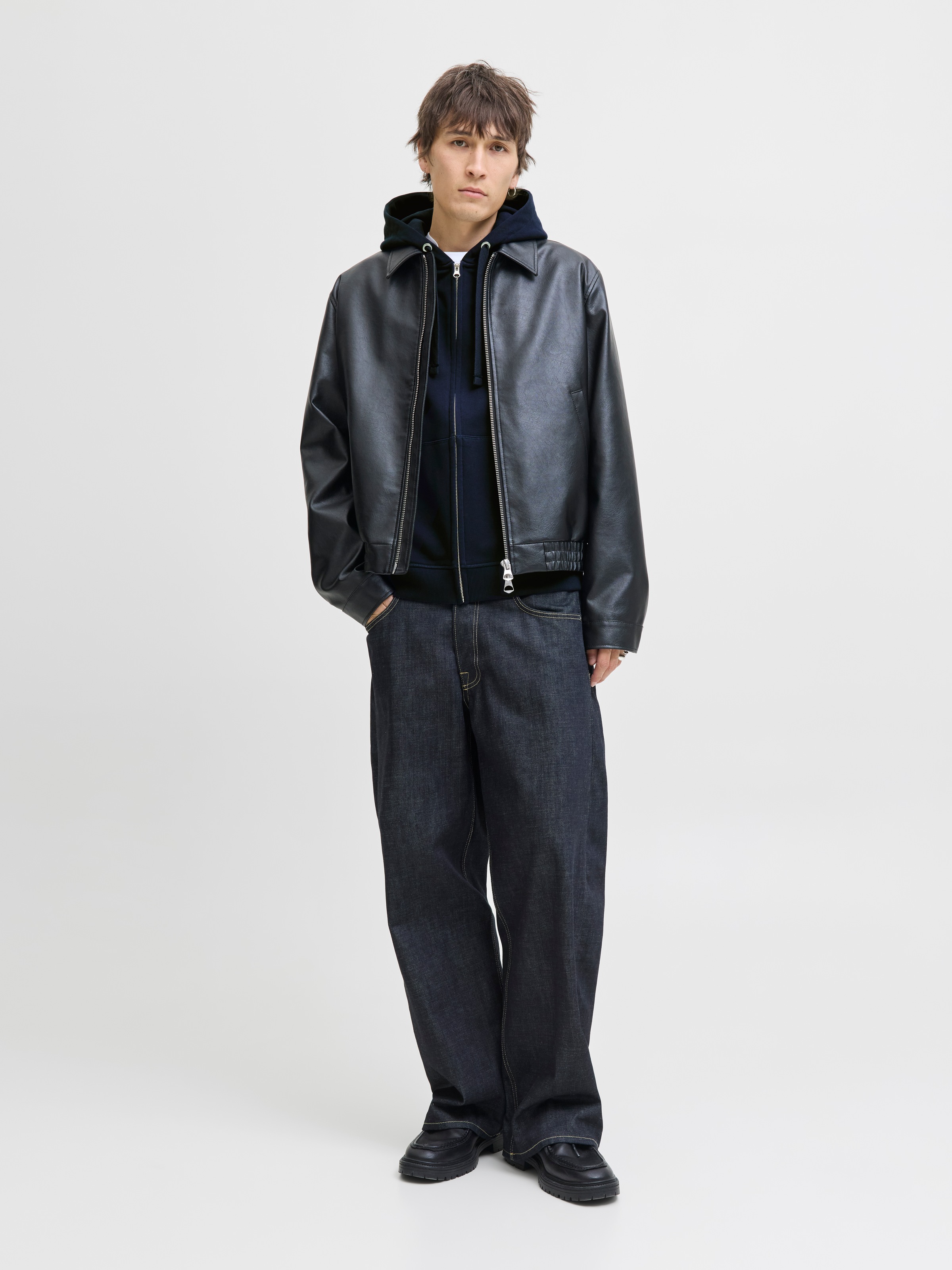 Jack & Jones Kapuzensweatshirt »JORNORREBRO EMB SWEAT ZIP HOOD NOOS«