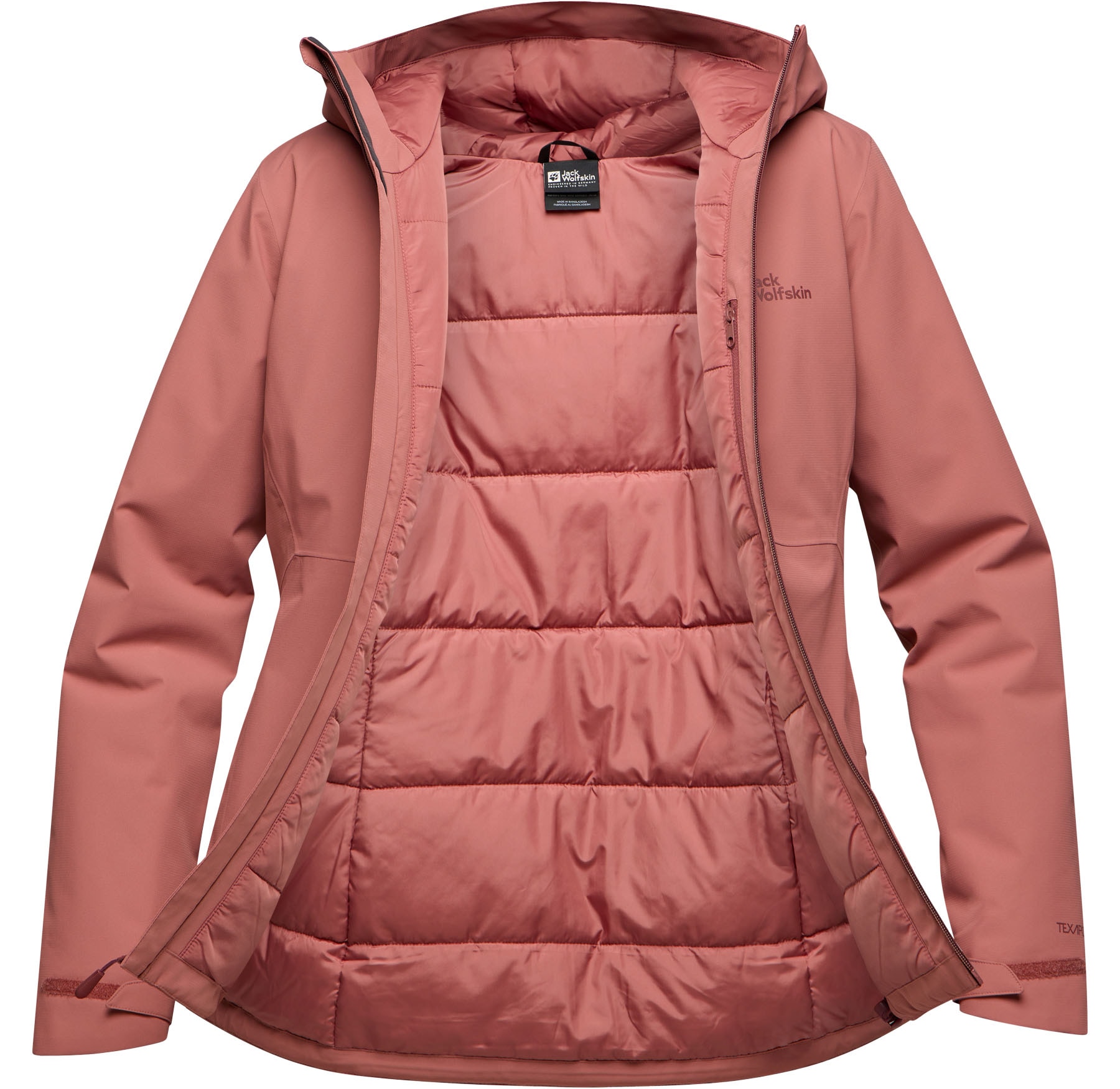 Jack Wolfskin Outdoorjacke »WISPER JACKET«, mit Kapuze