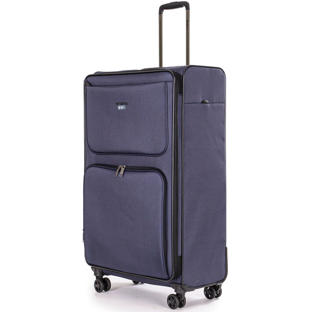 Stratic Weichgepäck-Trolley »Bendigo Light + L, navy«, 4 Rollen