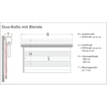 Liedeco Doppelrollo »DUO-Rollo mit 20 cm Streifen«, Lichtschutz, mit Bohren,  im Fixmaß online kaufen | mit 3 Jahren XXL Garantie