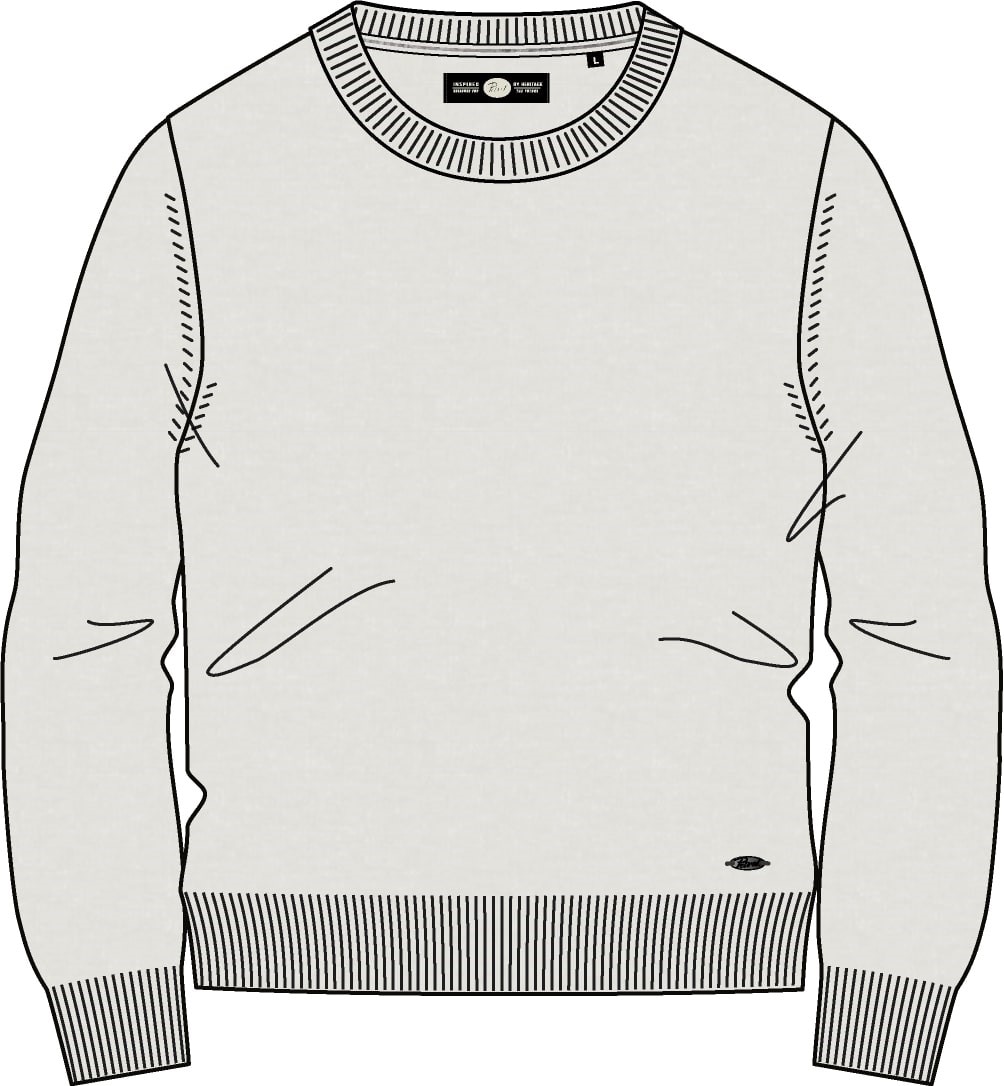 Petrol Industries Rundhalspullover »Round Neck Basic«