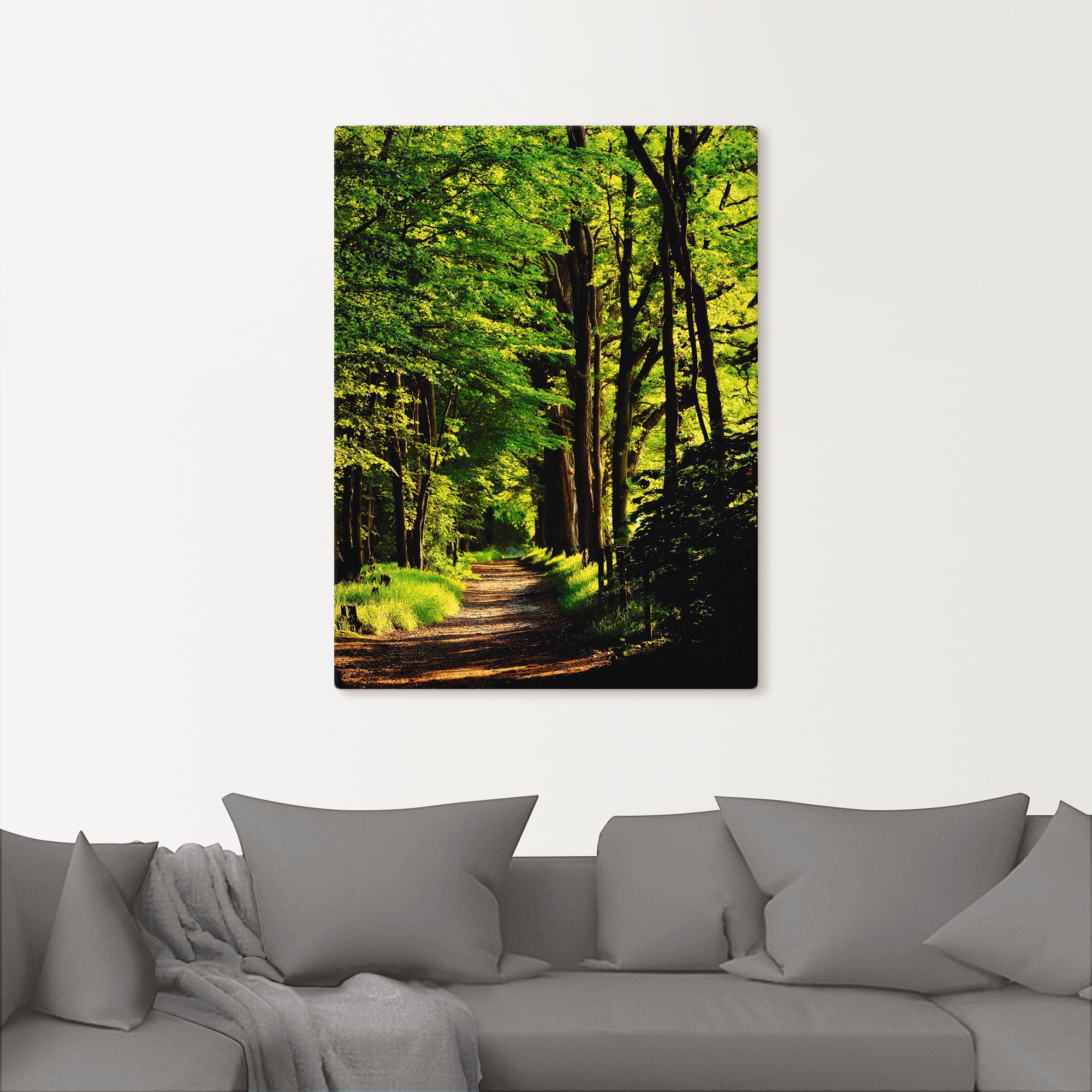 Artland Wandbild »Weg im Wald« Wald 1 Stk. tlg. als Leinwandbild, Poster in verschied. Größen
