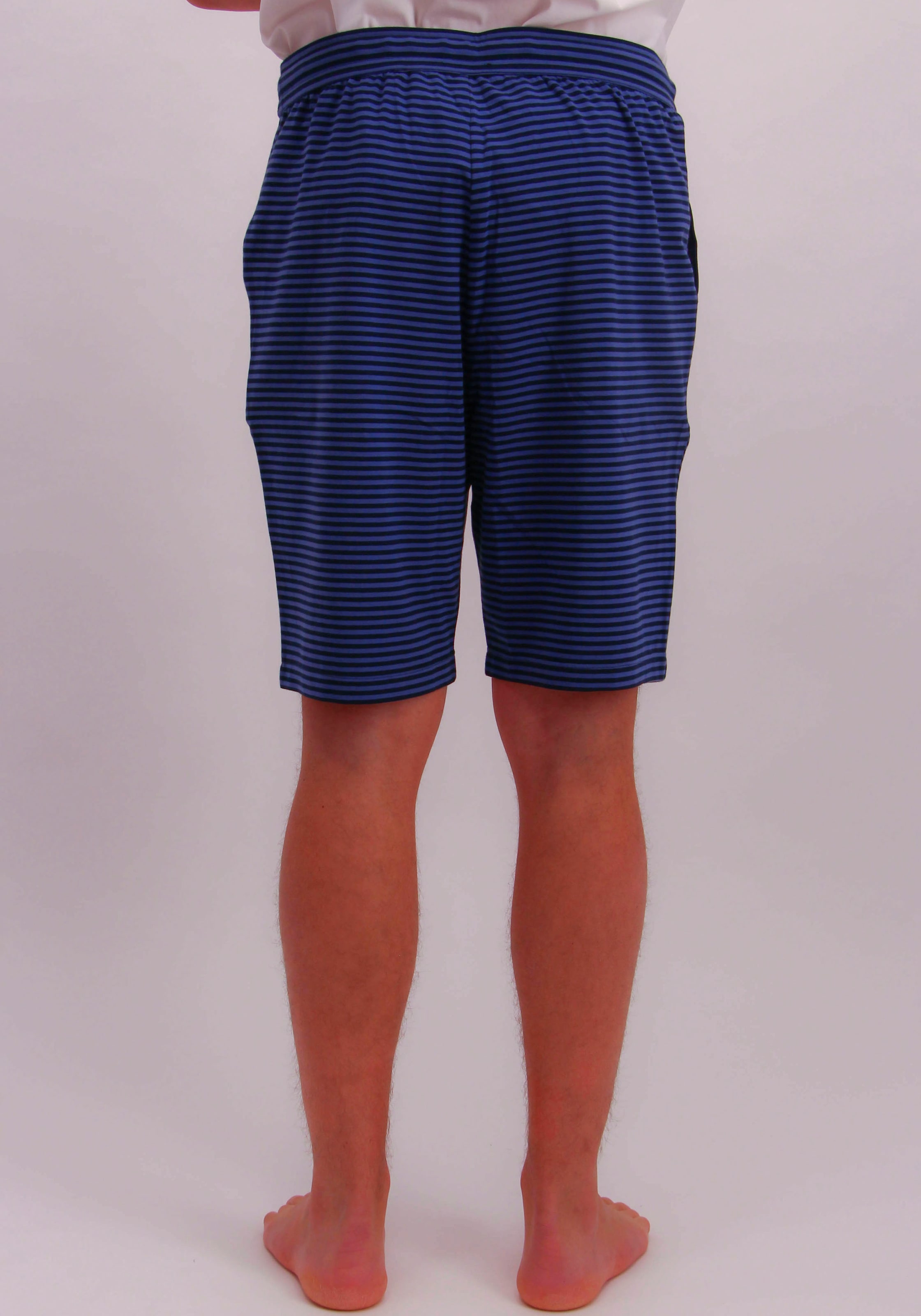 JOOP! Shorty »Pyjama Set Shirts & Shirt« 2 tlg. gestreifte Hose, Bindeband, Shirt kurzarm