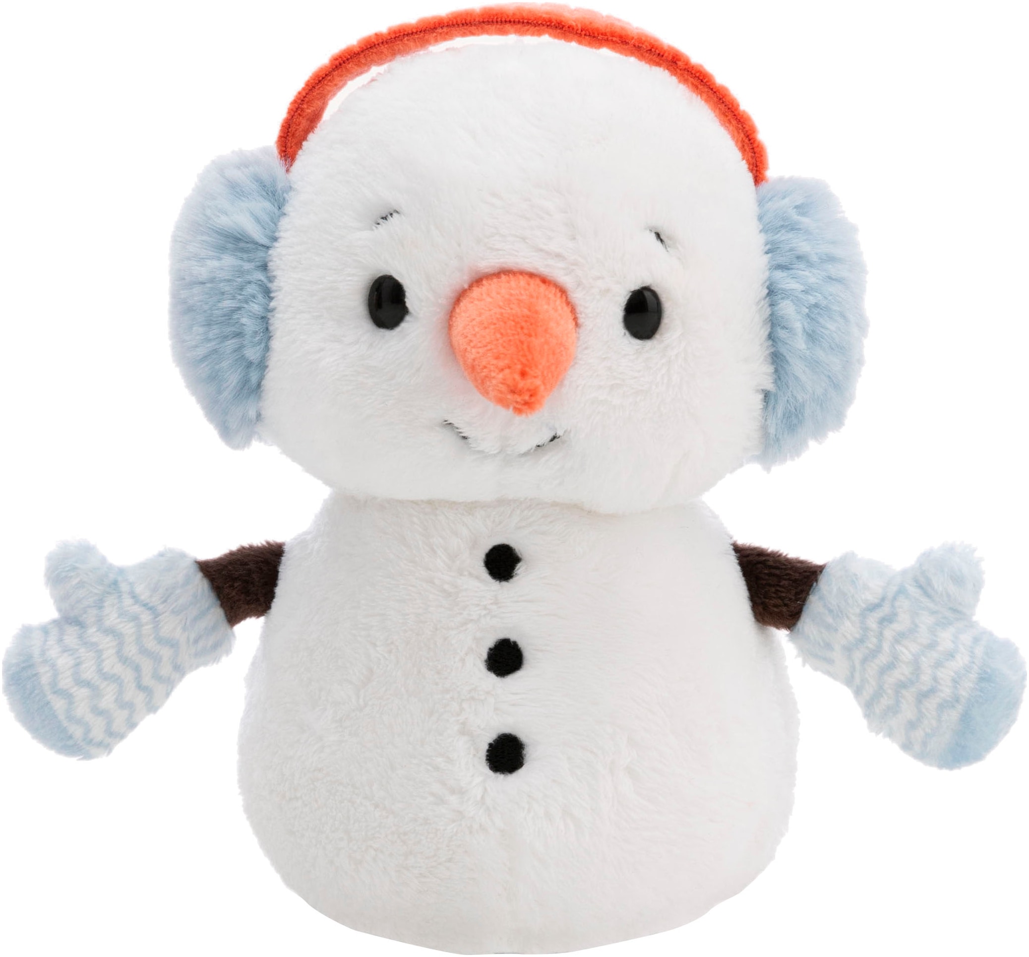 Nici Plüschfigur »Winter, Schneemann, 15 cm«, enthält recyceltes Material