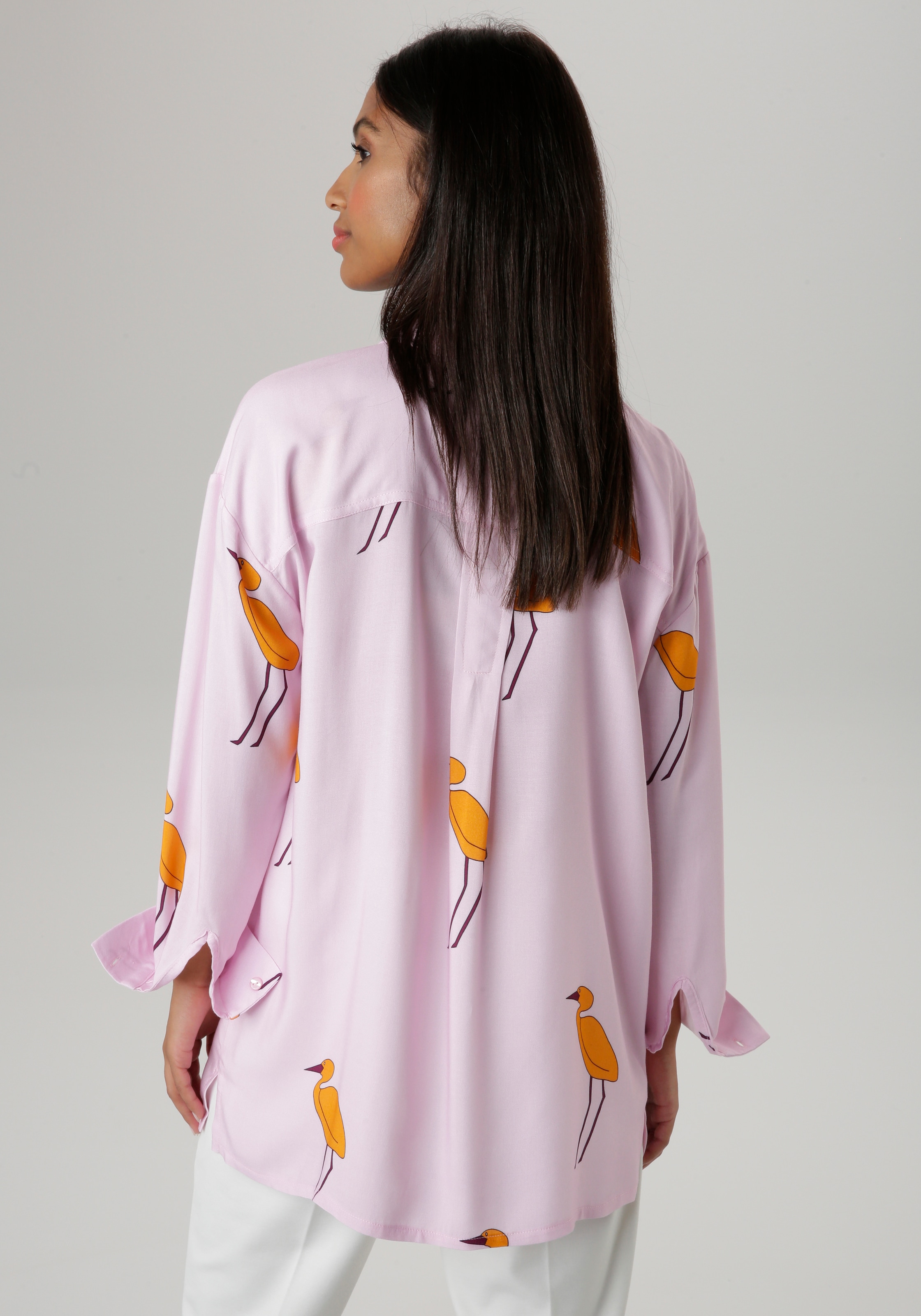 Aniston SELECTED Hemdbluse, mit tierisch gutem Druck und Oversize-Form - NEUE  KOLLEKTION online kaufen | UNIVERSAL