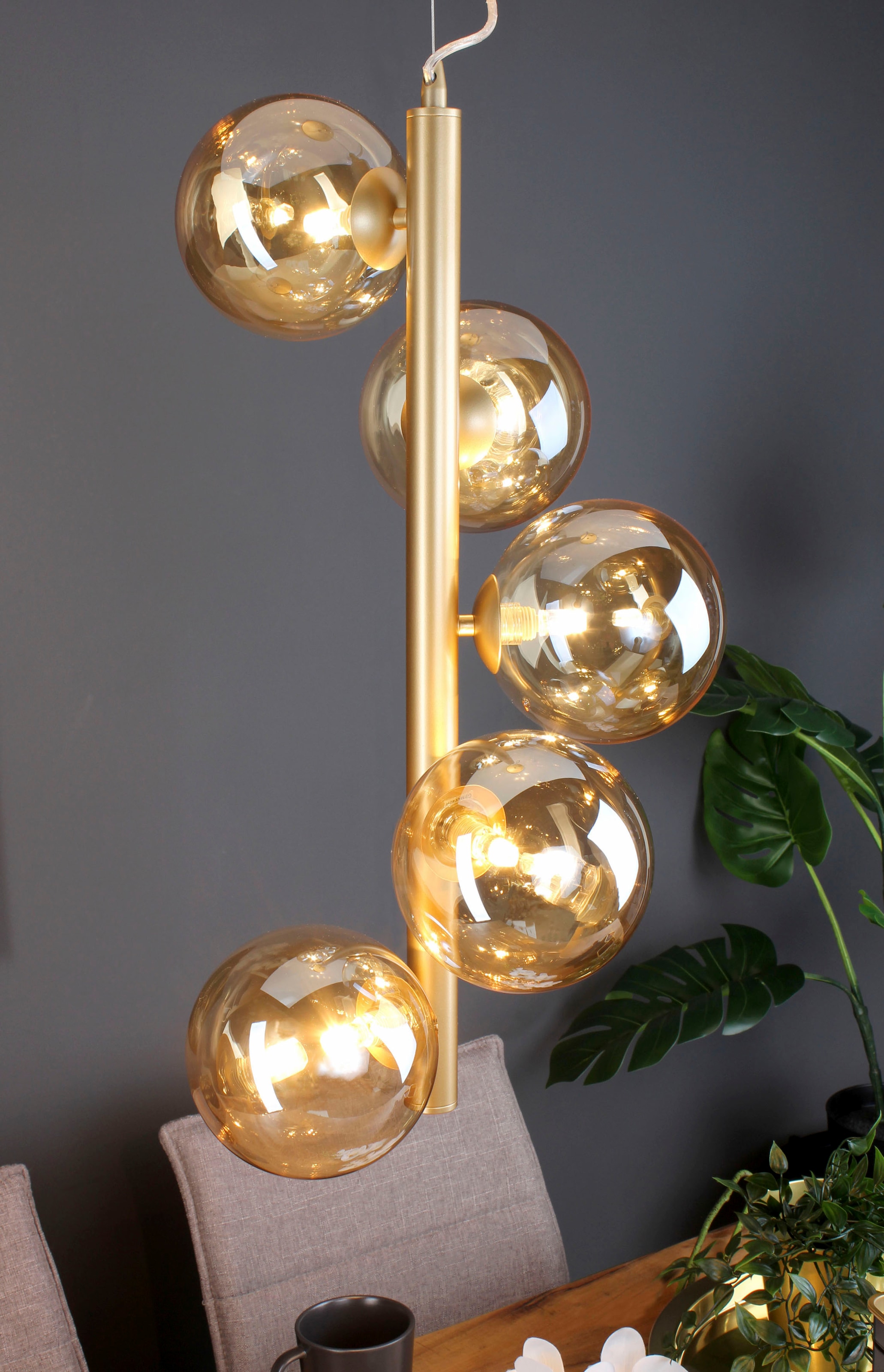 ECO-LIGHT Hängeleuchte »Neptun«, Leuchtmittel G9 | Leuchtmittel wechselbar