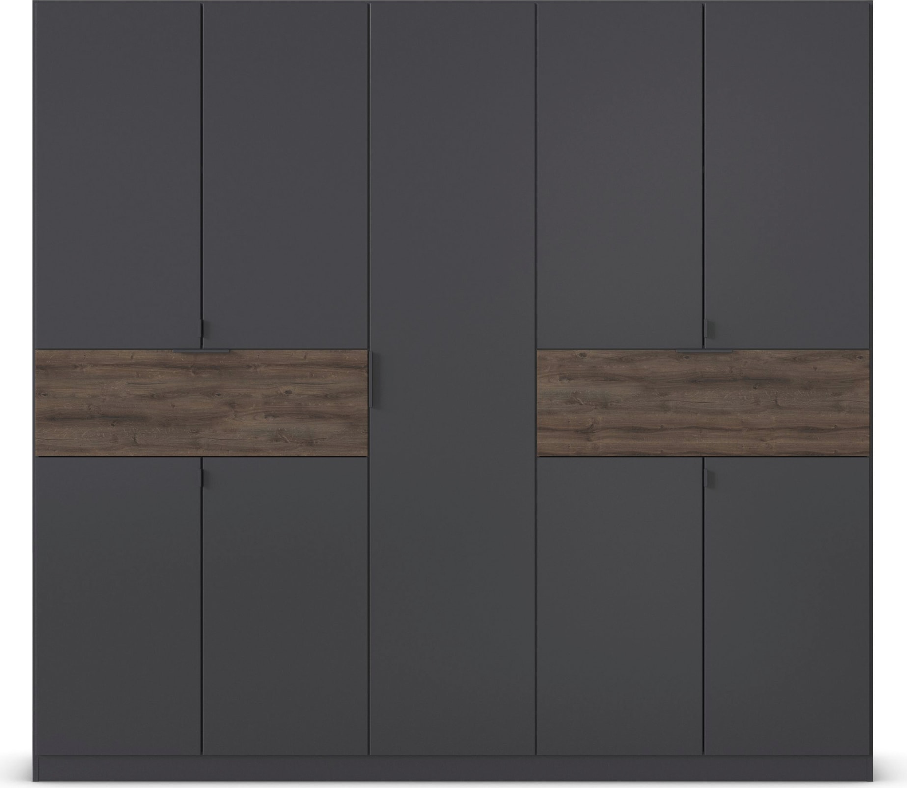 rauch Drehtürenschrank »Kleiderschrank Schrank Garderobe Wäscheschrank TICAO«, (Schubladen in der Höhe variabel positionierbar), mit 2 geräumigen Schubladen, viel Stauraum MADE IN GERMANY