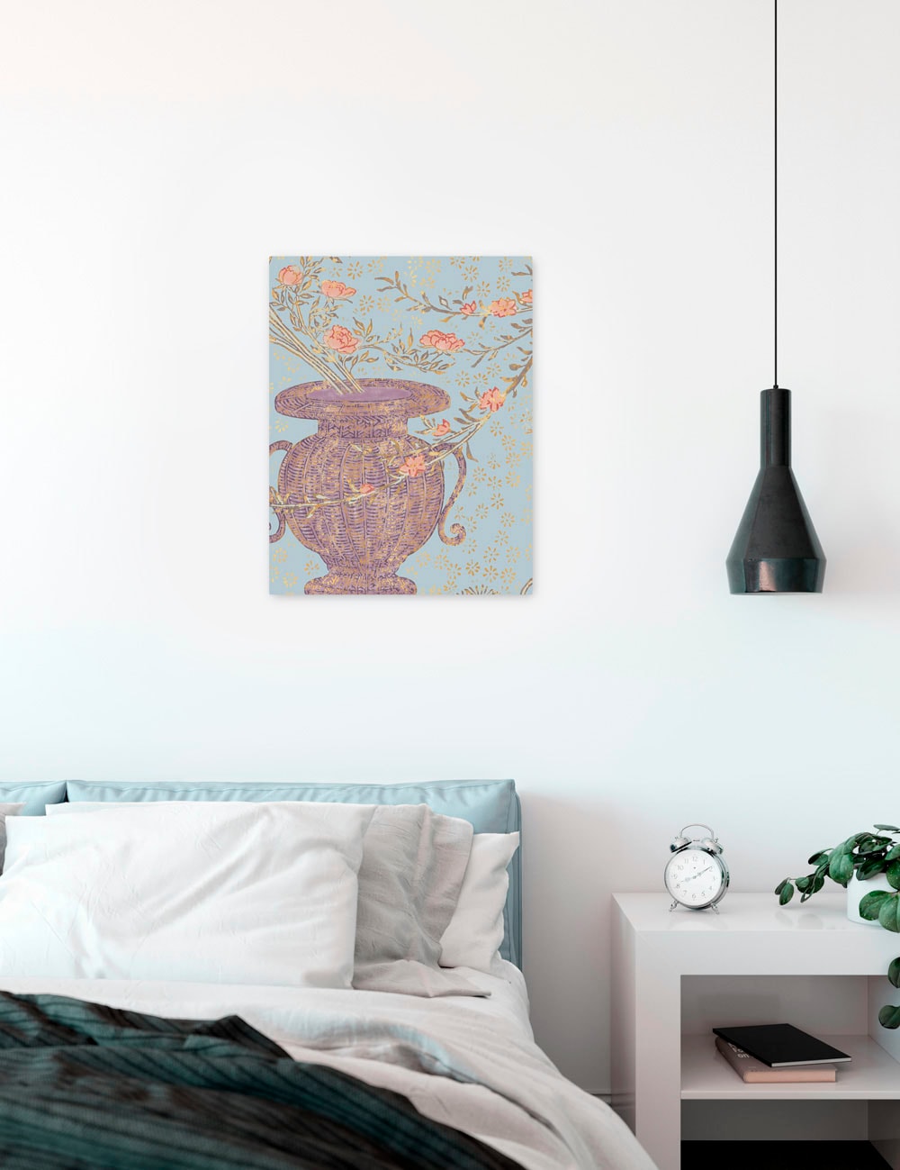 Komar Leinwandbild »Anubis Vase - Größe 30 x 40 cm« Natur 1 Stk. tlg. Keilrahmenbild mi Echtholzrahmen