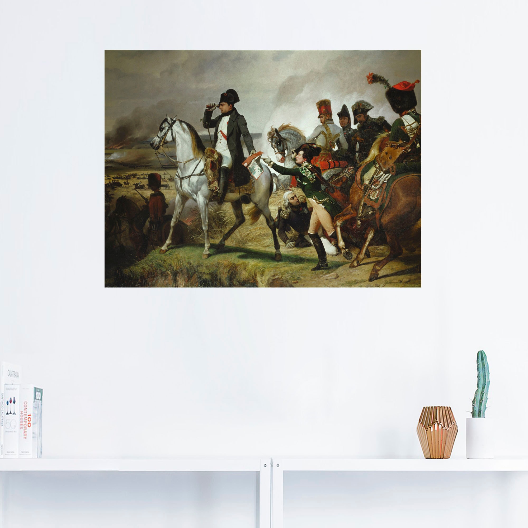 Artland Wandbild »Napoleon Bonaparte, Schlacht von Wagram«, Menschen, (1 St.), als Leinwandbild, Wandaufkleber oder Poster in versch. Größen