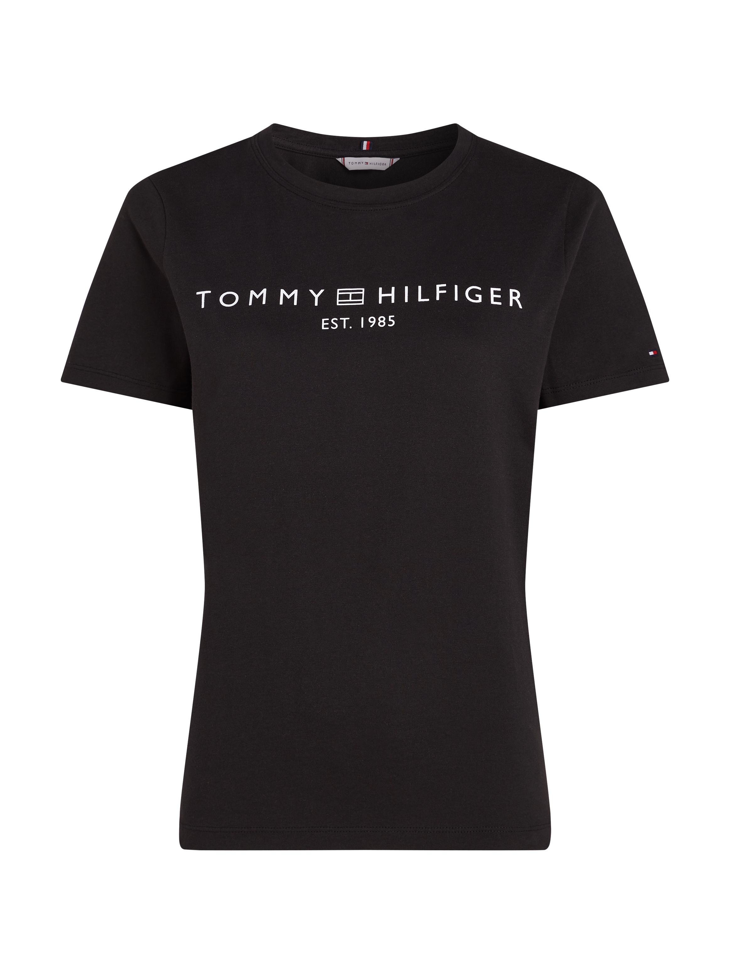 Tommy Hilfiger T-Shirt »REG CORP LOGO C-NK SS«, mit Logoschriftzug