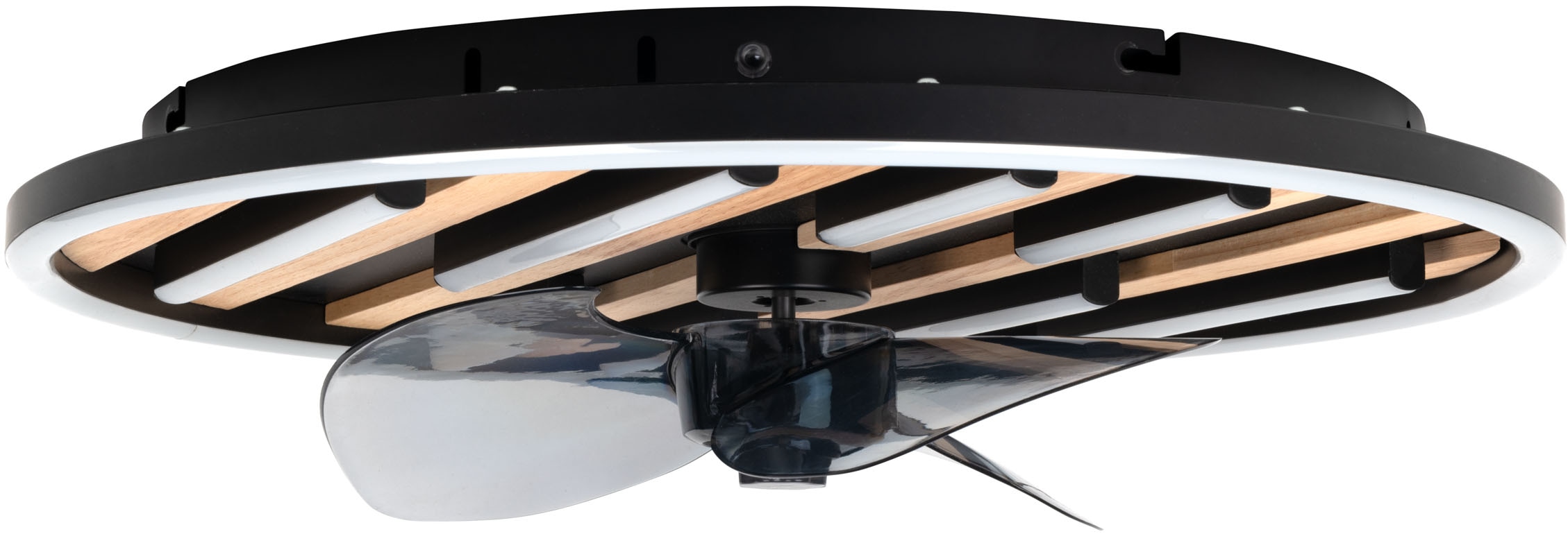 OTTO home LED Deckenleuchte »Deckenventilator Vollo« LED-Modul 1 Stk. warmweiß - kaltweiß inkl. Ventilator, dimmbar, CCT, Memory, Nachtlicht, Timer, IR-Fernbed.