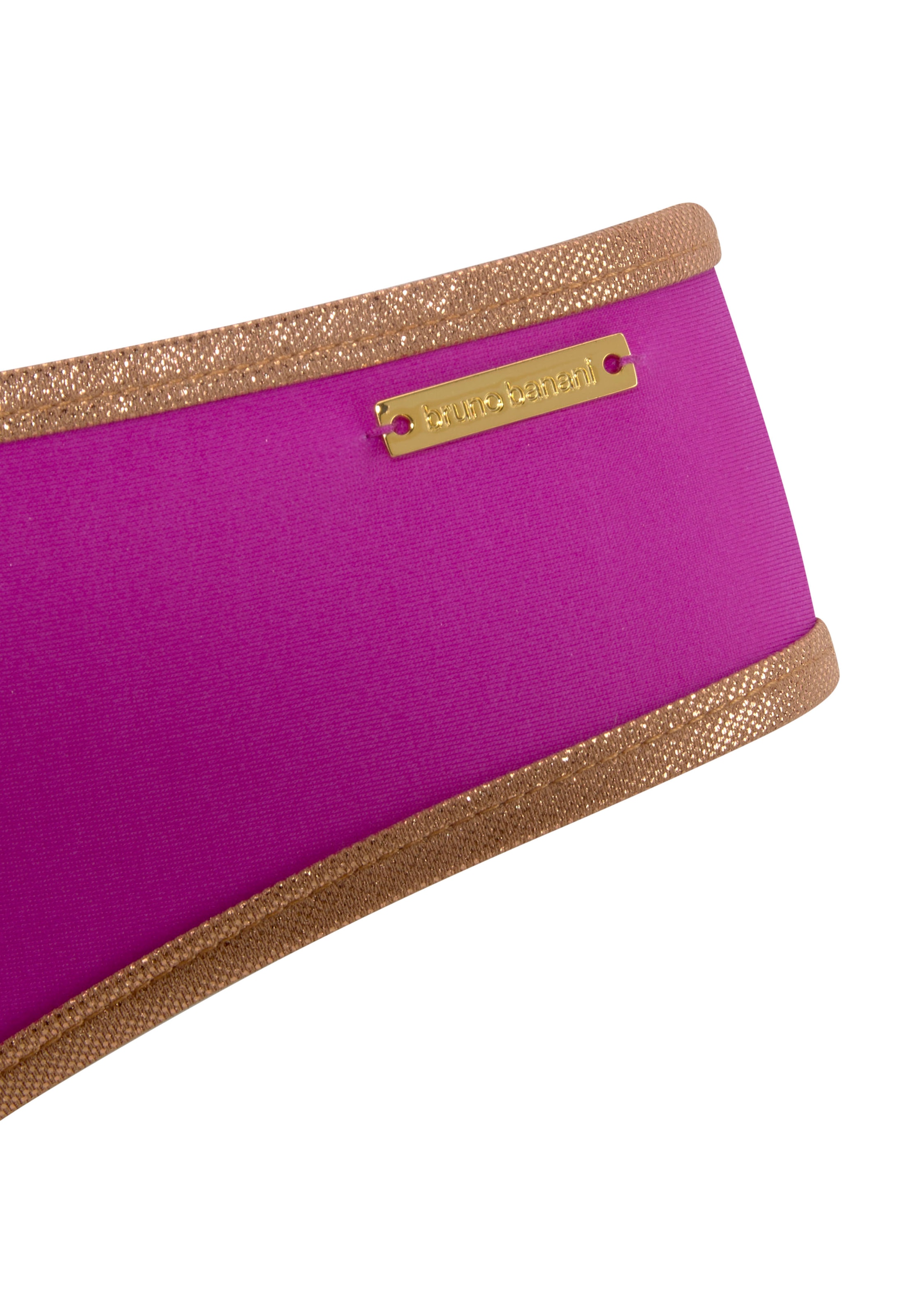 Bruno Banani Bikini-Hose »Milano« mit kupferfarbener Paspel