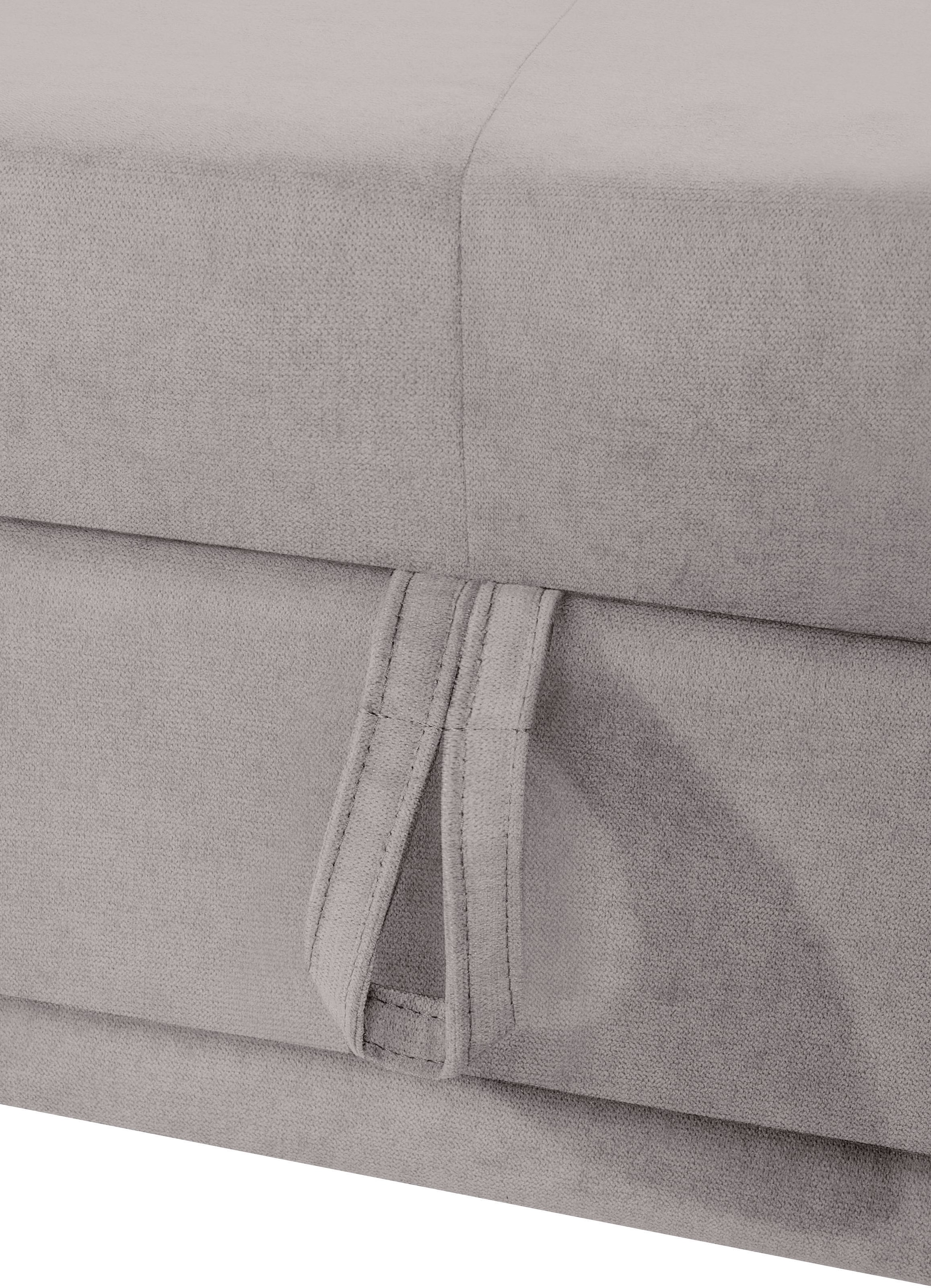 COTTA Ecksofa »Holiday L-Form mit Sitztiefen-, Armteil- und Kopfteilverstellung«, wahlweise mit Bettfunktion & Bettkasten