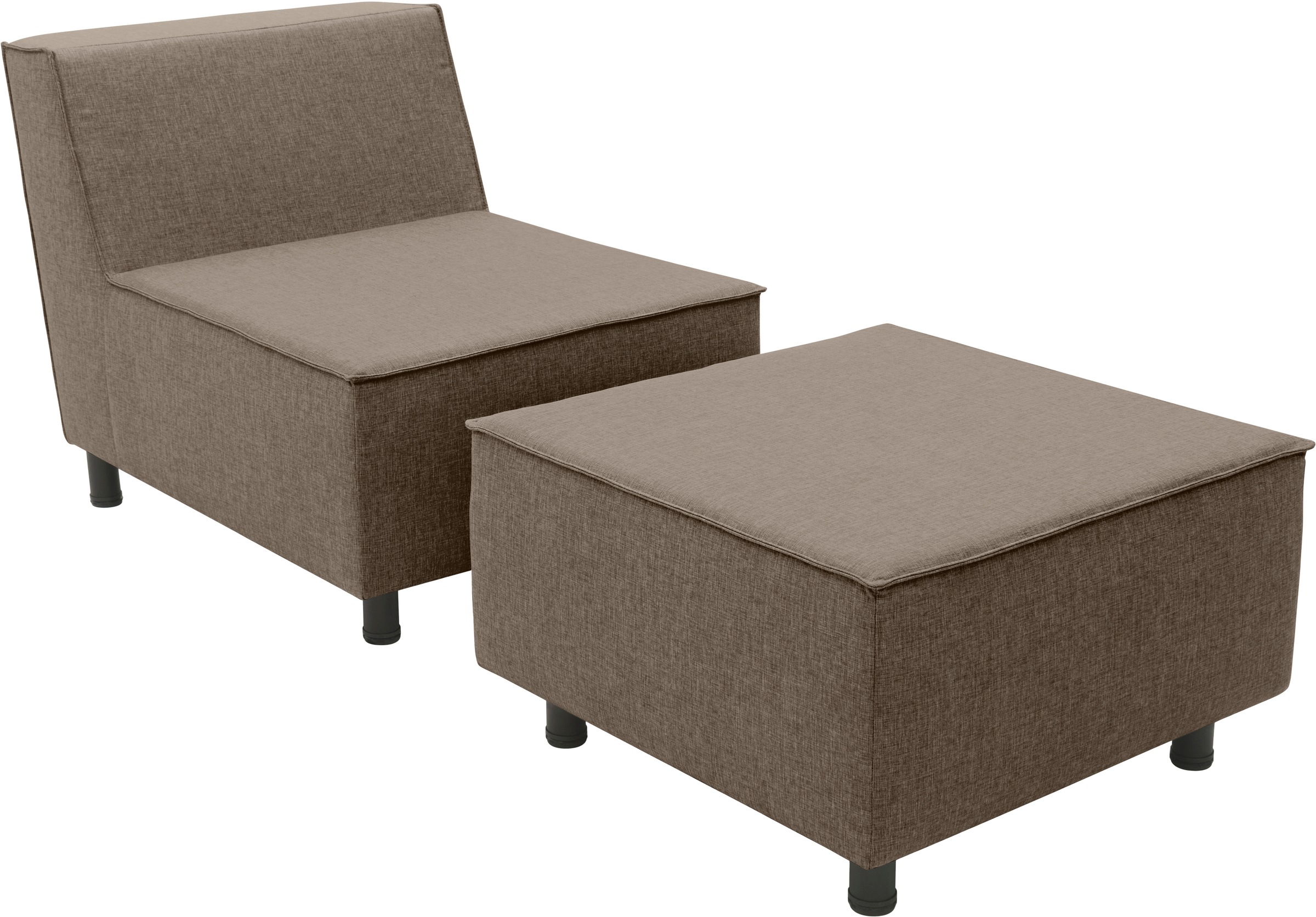 DOMO collection Sofaelement »Sonna, individuell zusammenstellbar«, Einzelelemente für Terrasse, Garten und Balkon, speziell für Outdoor