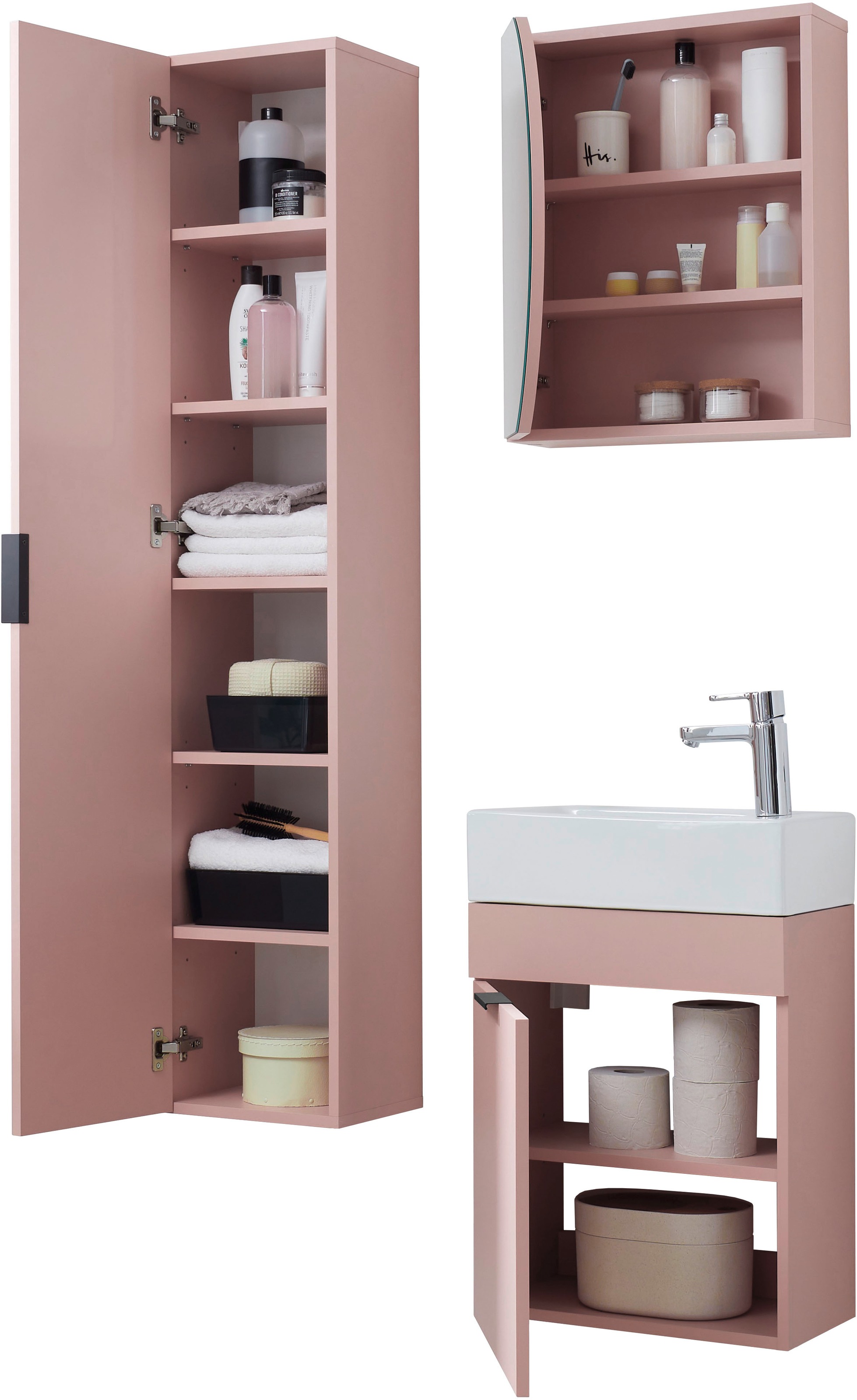 BASIC by Balculina Hochschrank »Nancy BxHxT 30x150x25 cm« 1 Stk. tlg. Breite 30 cm, hängend
