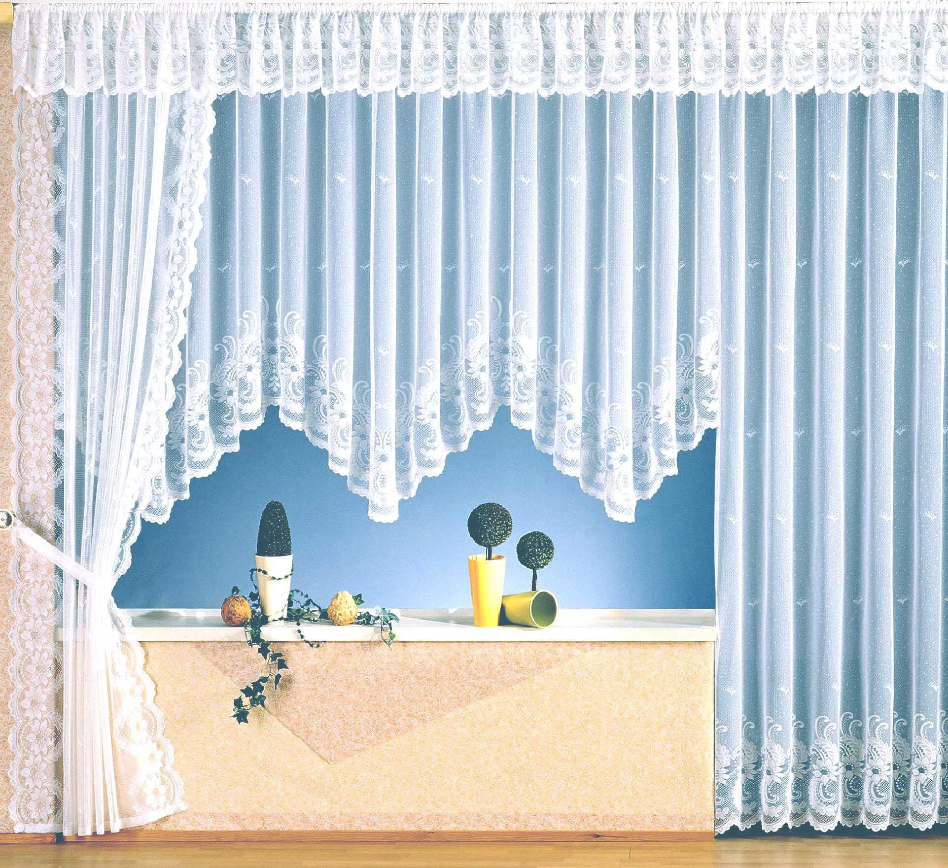 Weckbrodt Gardine »Flensburg«, (1 St.), Bogenstore, Jacquard, halbtransparent, Bordüre, Sockel, Store