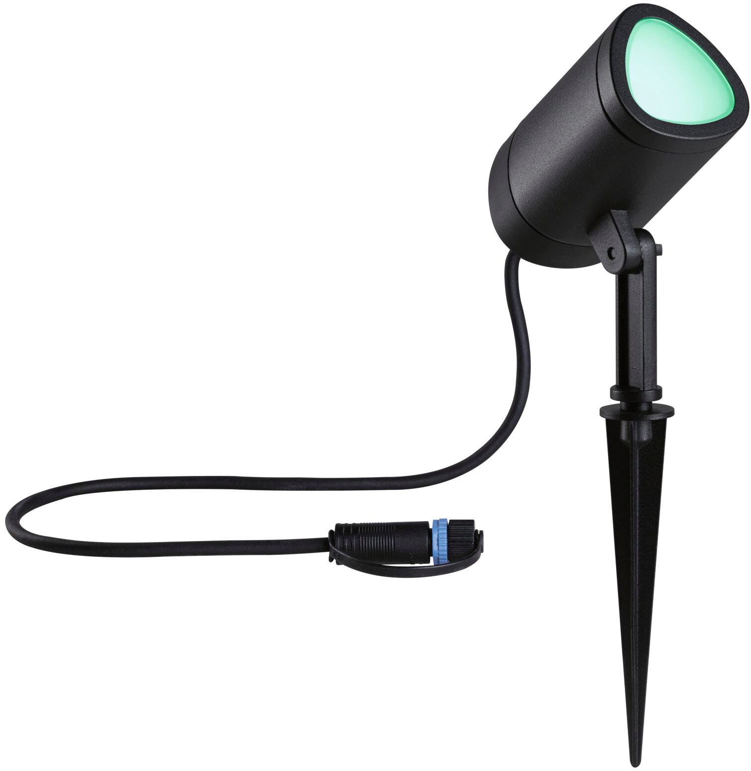 Paulmann LED Gartenstrahler »Plug & Shine Spot Shira«, 1 flammig, RGBW Zigbee 2000-6500K