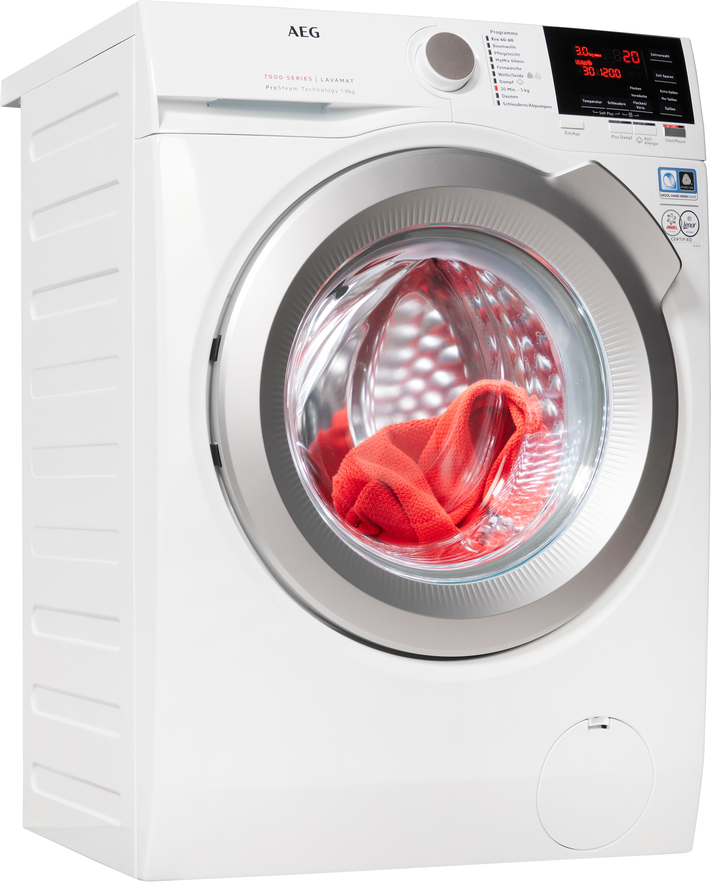 AEG Waschmaschine »L7FBG61480«, L7FBG61480 914921728, mit XXL U/min Jahren 3 kg, 1400 Garantie 8