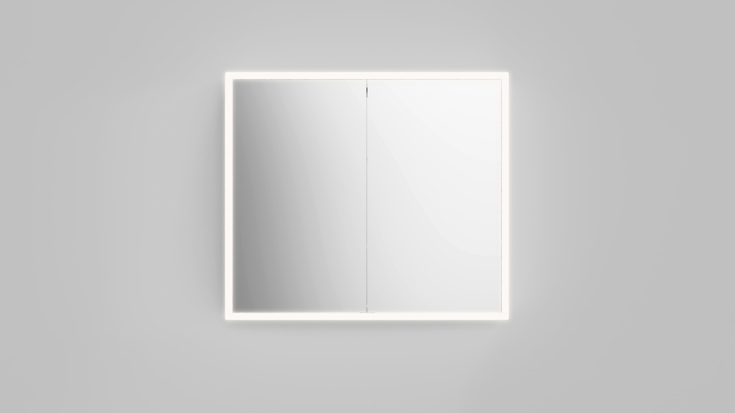 Talos Badezimmerspiegelschrank »Talos Magnus« 80x70 cm, mit austauschbarer LED-Beleuchtung