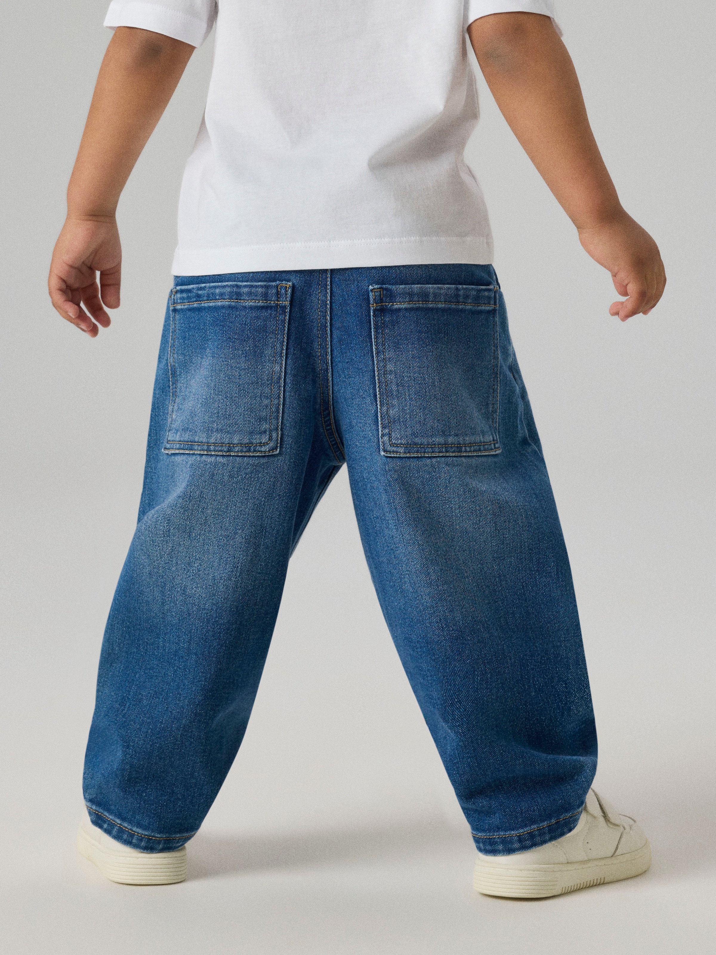 Name It Weite Jeans »NMMBEN BARREL JEANS 8720-OM NOOS« Baumwollmischung, barrel fit
