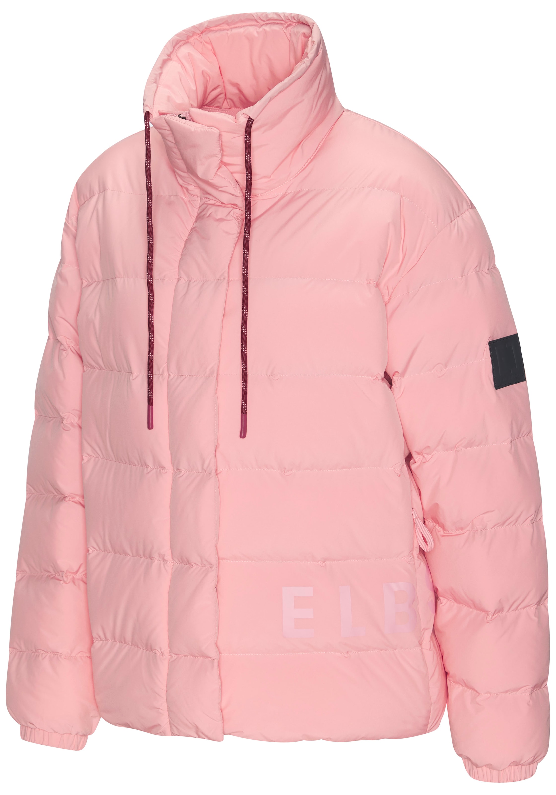 Elbsand Steppjacke, mit großem seitlichen Logo-Print