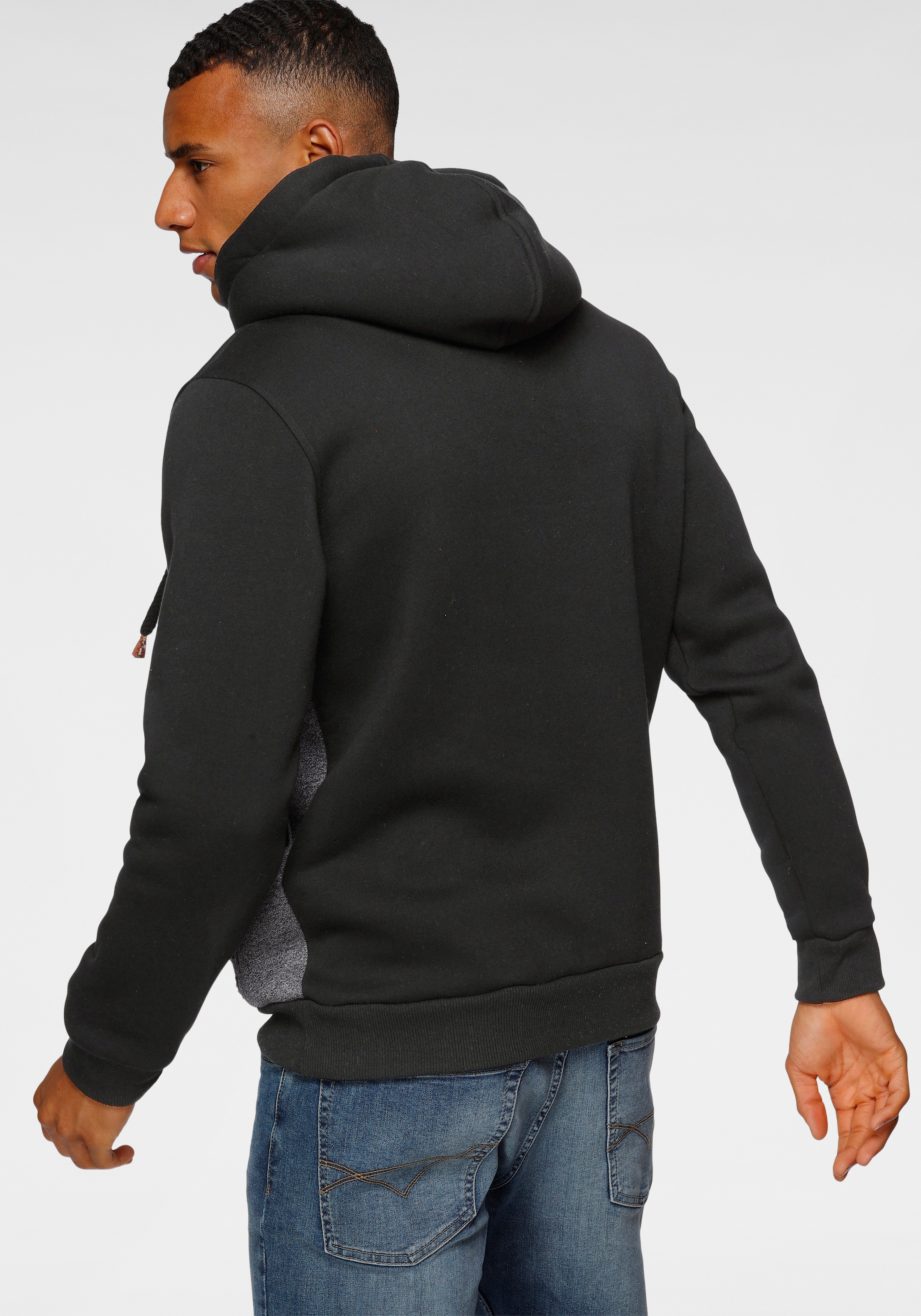 Cipo & Baxx Kapuzensweatshirt, Color Blocking
