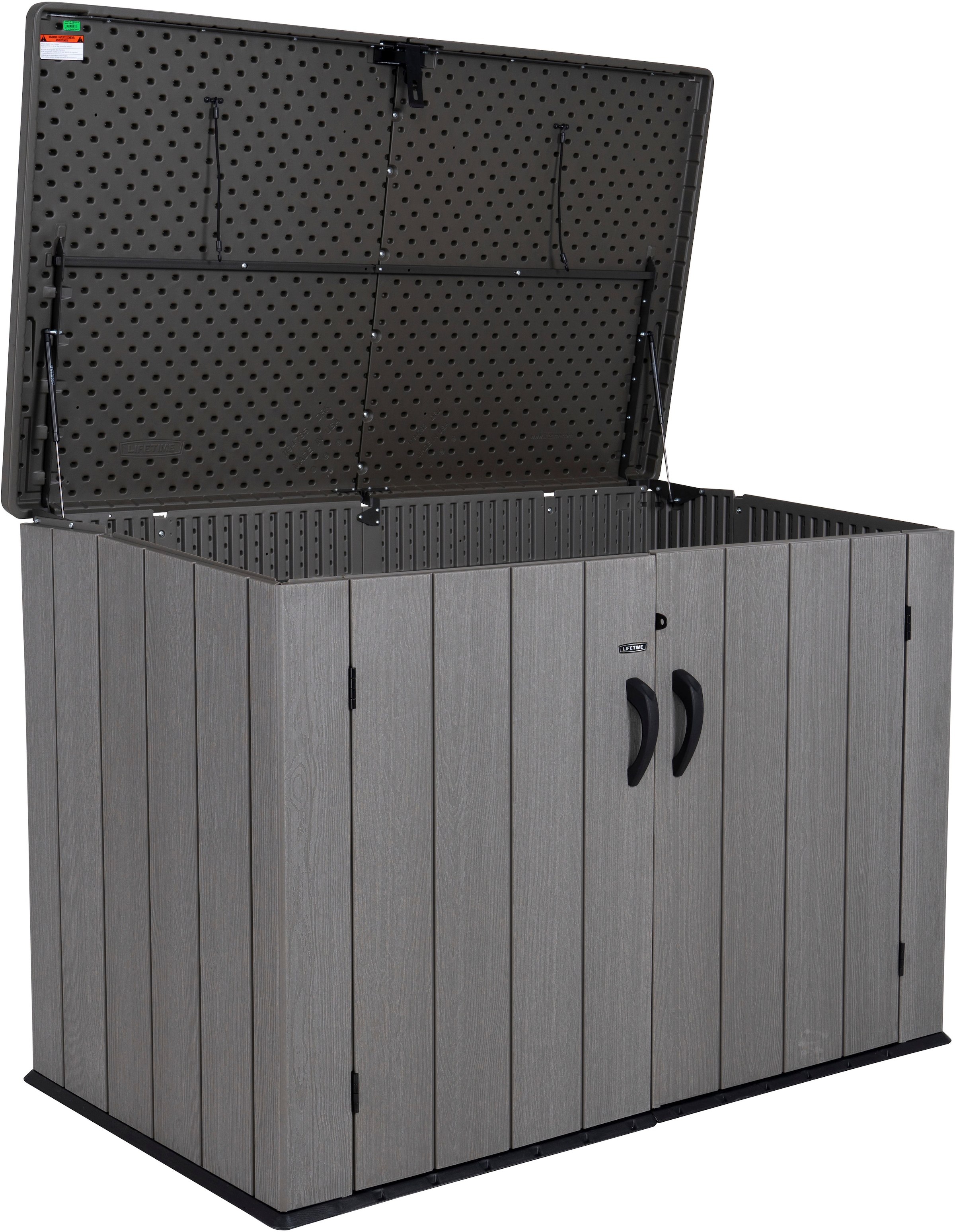 Lifetime Mülltonnenbox »Geräteschrank Greg« Platz für 3 Mülltonnen je 240 L, BxHxT: 191x108x132 cm