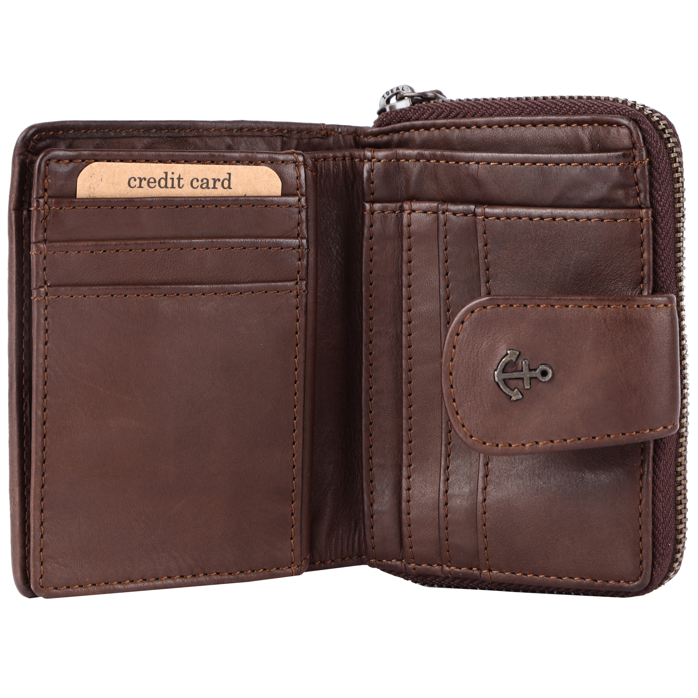 HARBOUR 2nd Geldbörse »Harbour Second Wallet Is« Unisex Geldbeutel, Portemonnaie mit Anker-Schmuckelement