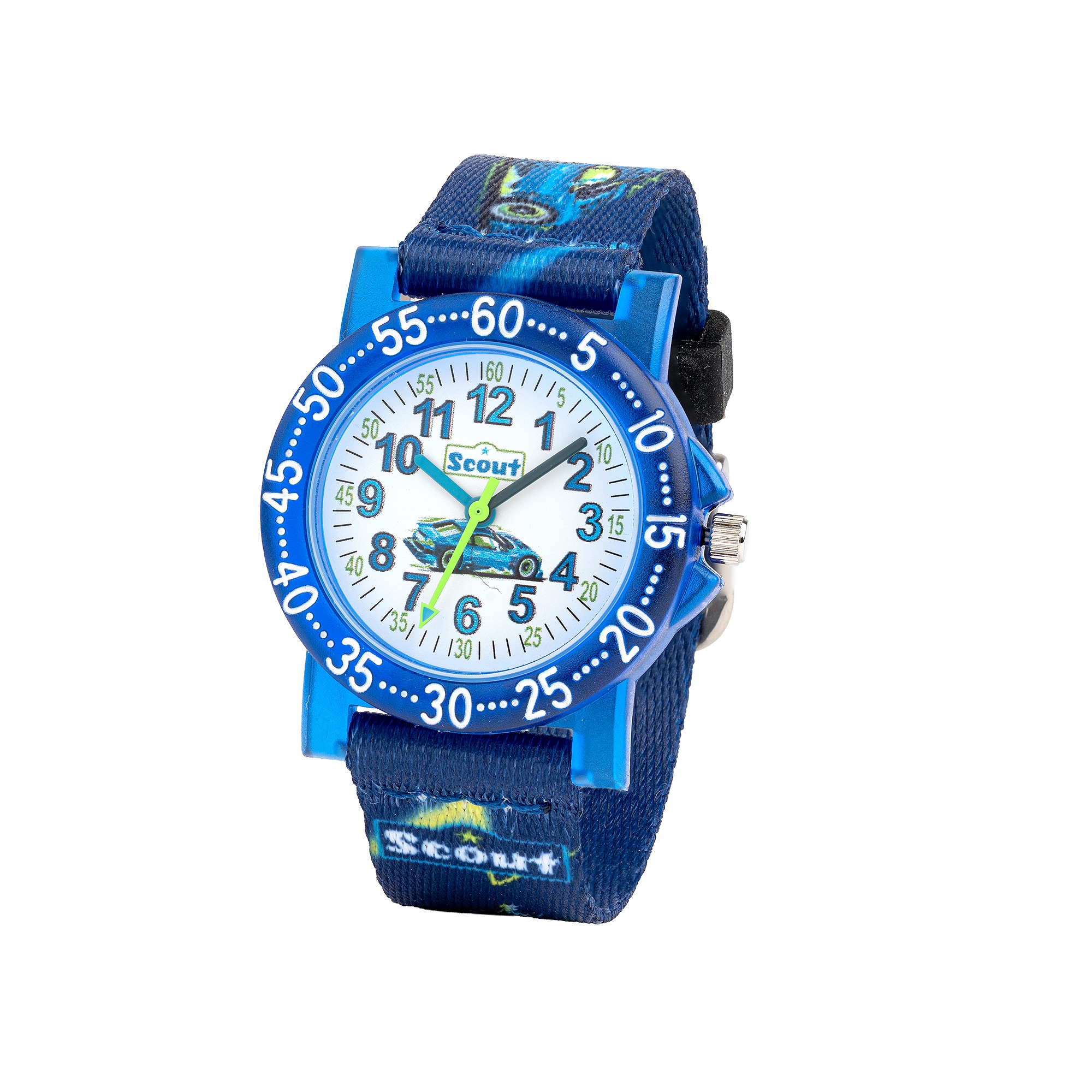 Scout Quarzuhr »The It-Collection« Armbanduhr, Kinderuhr, Lernuhr, Geschenkidee, Schulanfang, Auto
