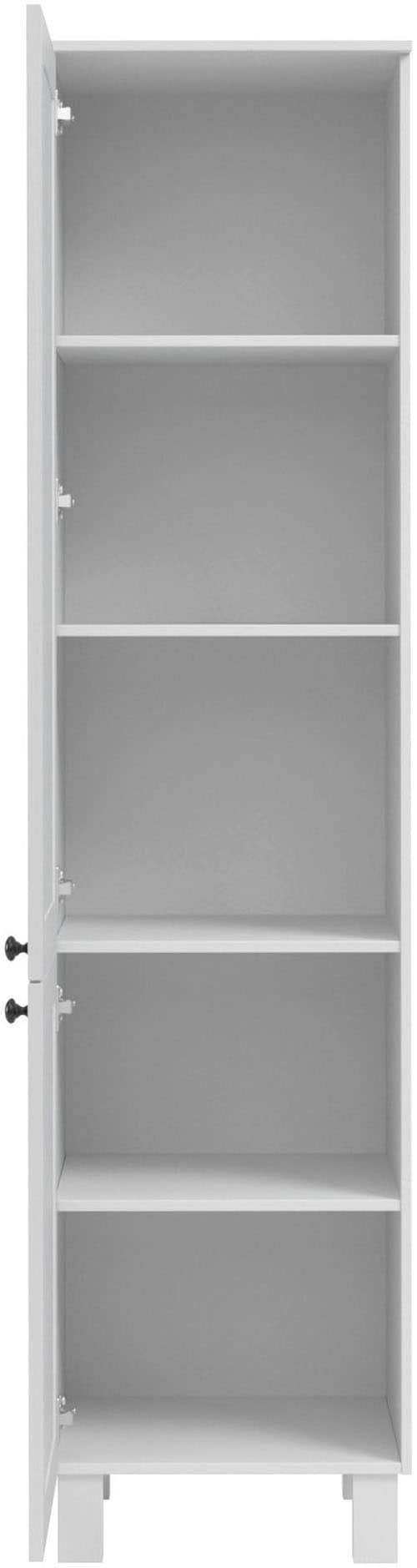KOCHSTATION Hochschrank »KS-Osby«, (1 St.), Kiefer massiv, Breite 50 cm, 2 Türen, 4 Einlegeböden