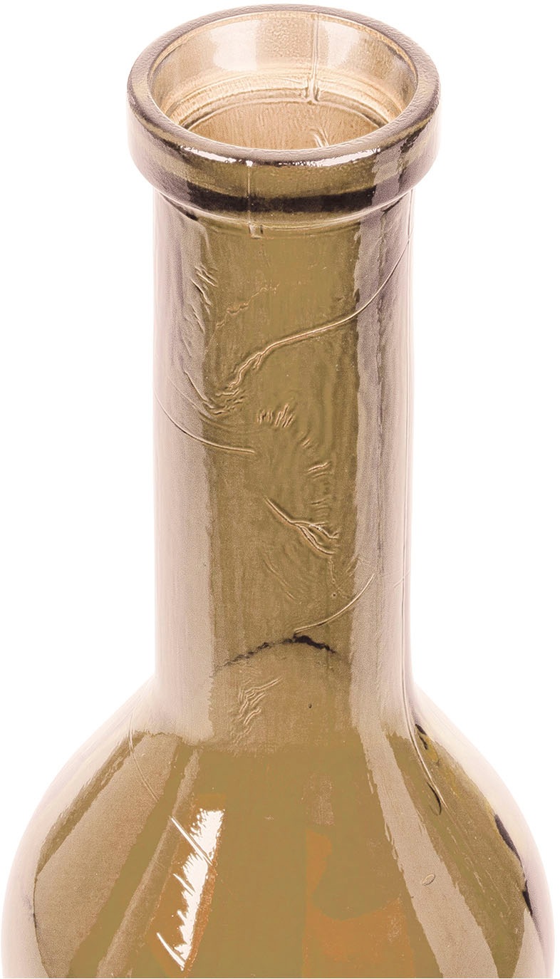 GILDE Bodenvase »Bodenvase bauchig "Balleros" braun«, (1 St.)
