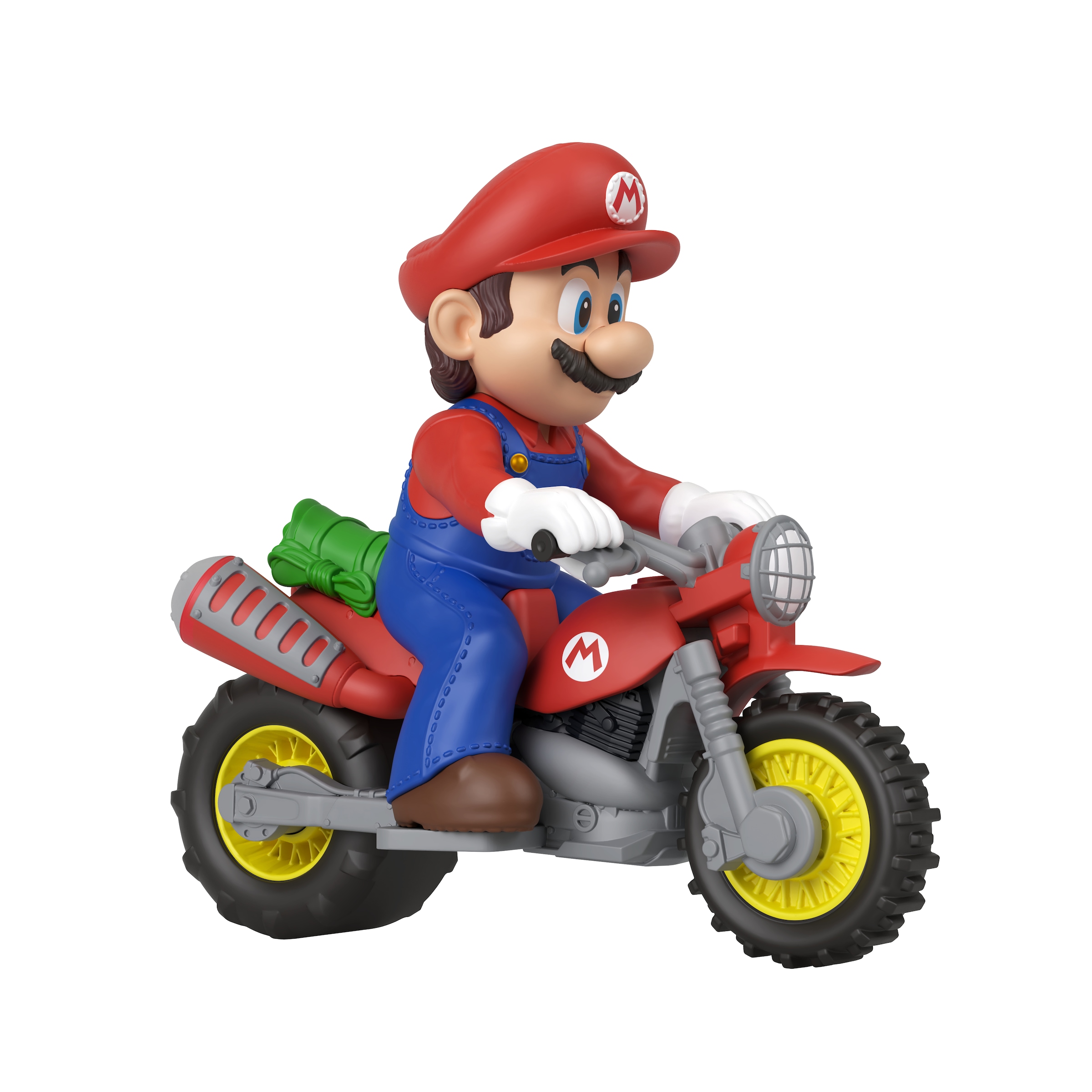 Hot Wheels Spielzeug-Motorrad »Super Mario, Mario auf seinem Motorrad und Bowser Jr. im Clown-Auto«