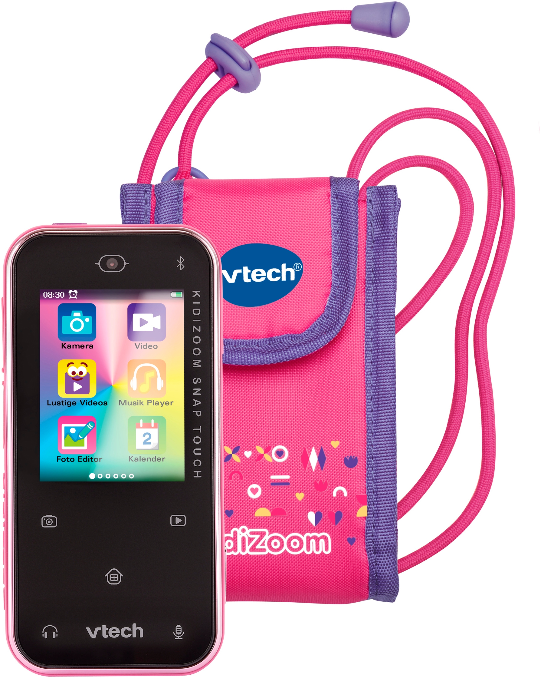 Kinderkamera »KidiZoom Snap Touch, pink«, im coolen Smartphone-Format; inklusive...