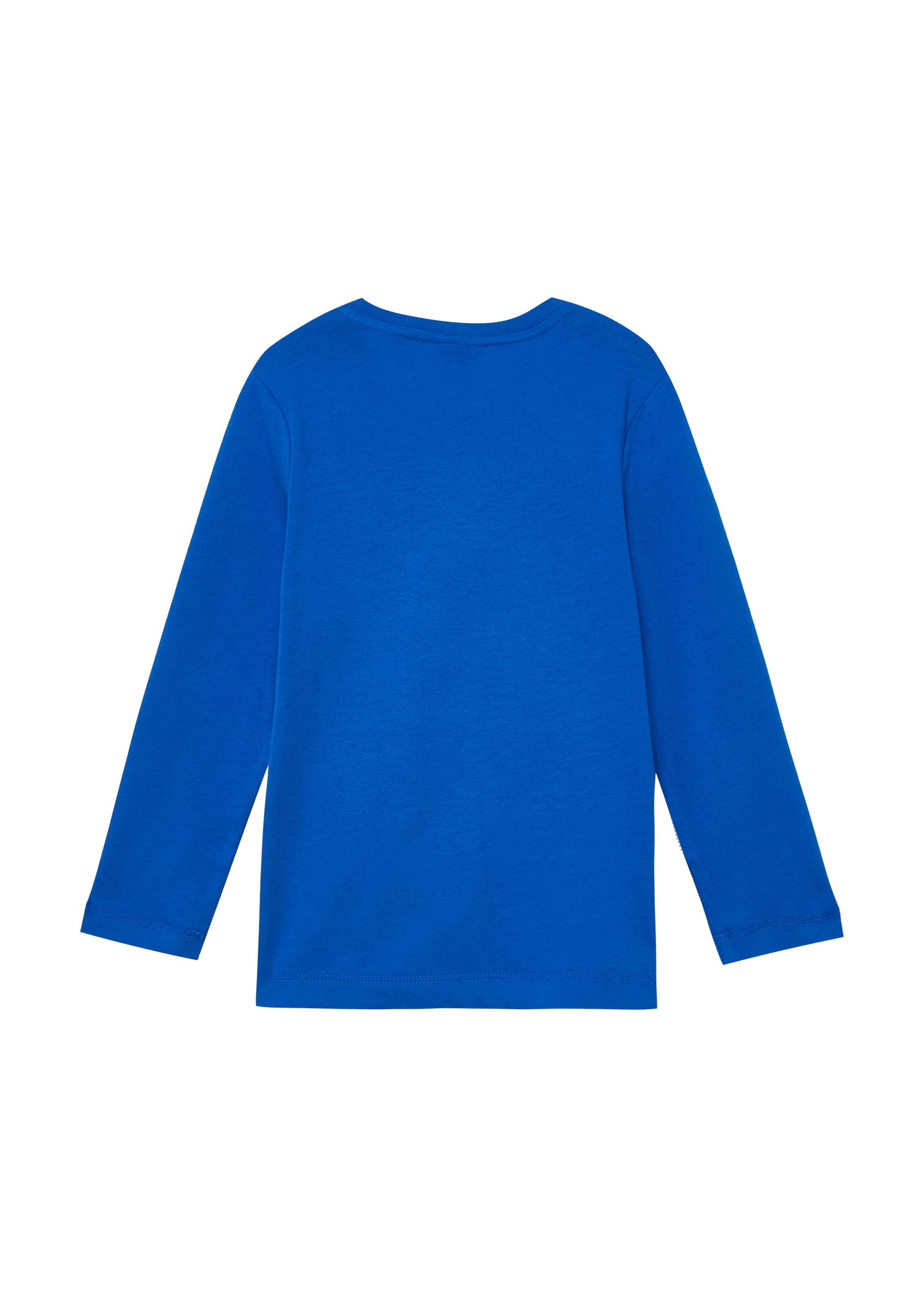 s.Oliver Junior Langarmshirt mit Print und Fussball-Pailletten, für Boys