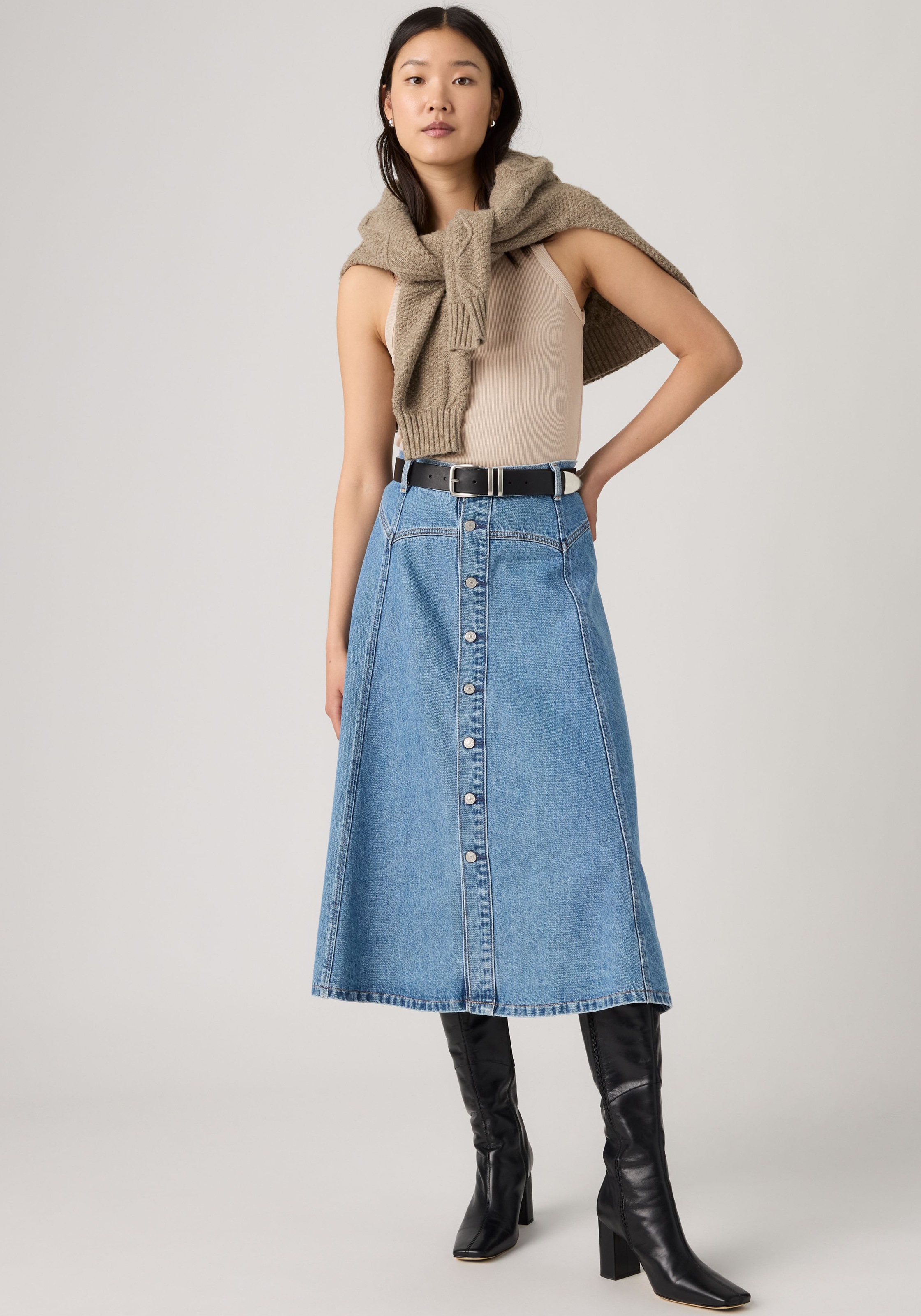 Levi's® Jeansrock »YOKED WESTERN SKIRT«