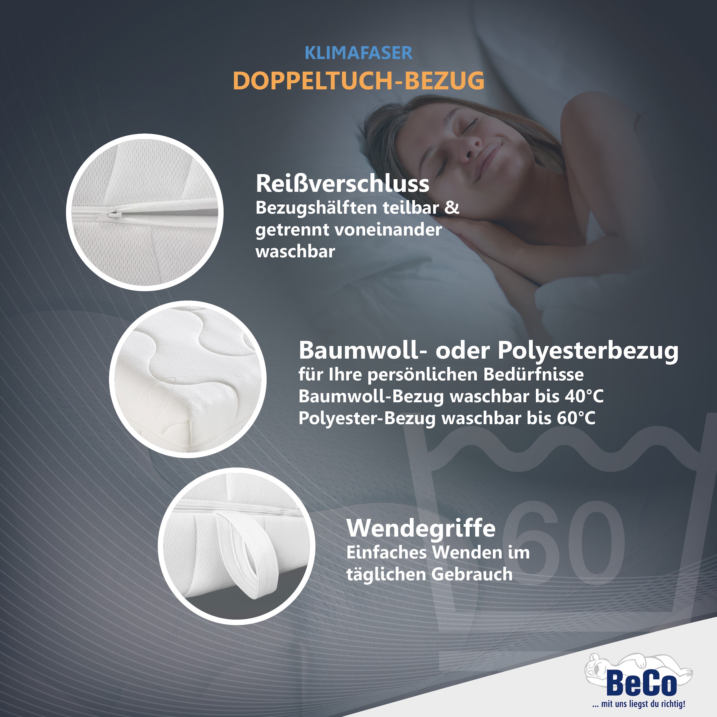 Beco Komfortschaummatratze »Double Deluxe Matratze 20, Matratze in 90x200 cm und weiteren Größen« 20 cm hoch Raumgewicht: 28 kg/m³ 1 Stk. tlg. Matratze vom TÜV Süd getestet*, über 2.000 5-Sterne-Bewertungen!