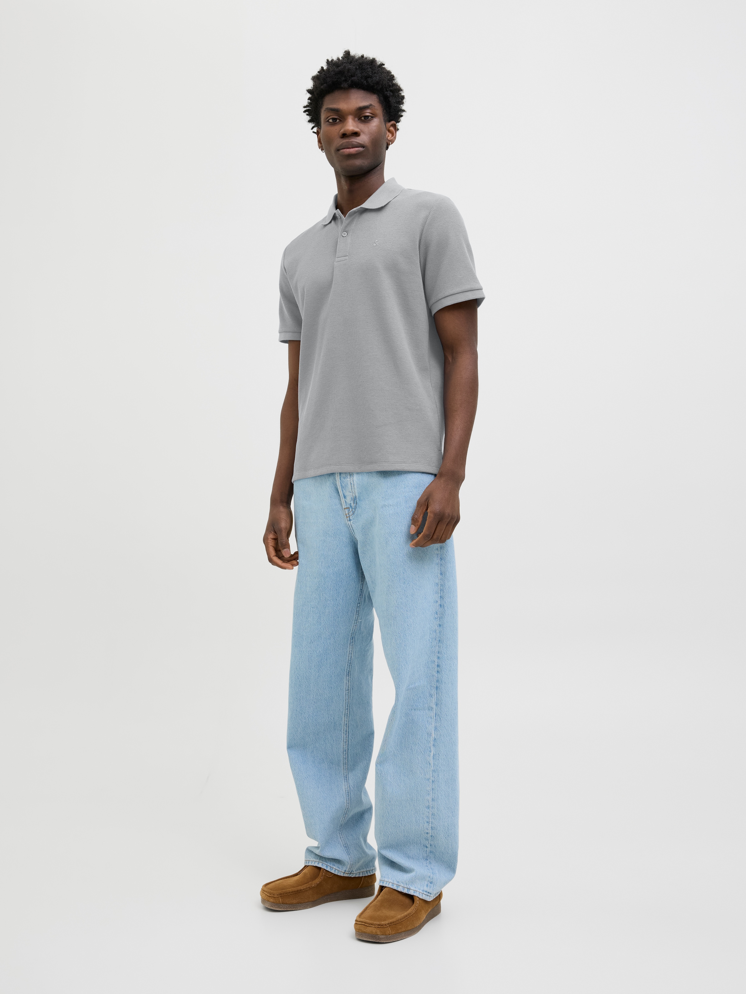 Jack & Jones Poloshirt »JJEAUSTIN POLO SS NOOS«, mit Logo Stickerei