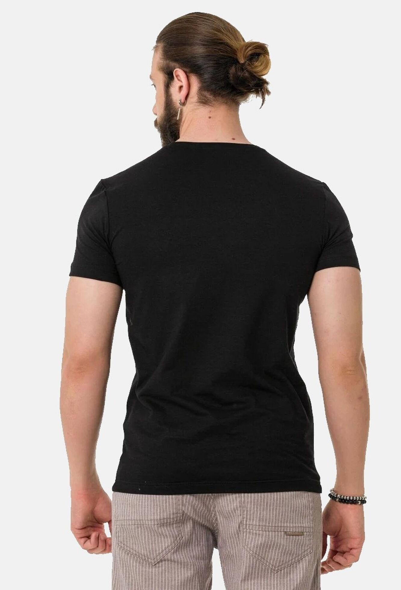 Cipo & Baxx T-Shirt »Cipo & Baxx T-Shirt« mit Rundhals-Ausschnitt