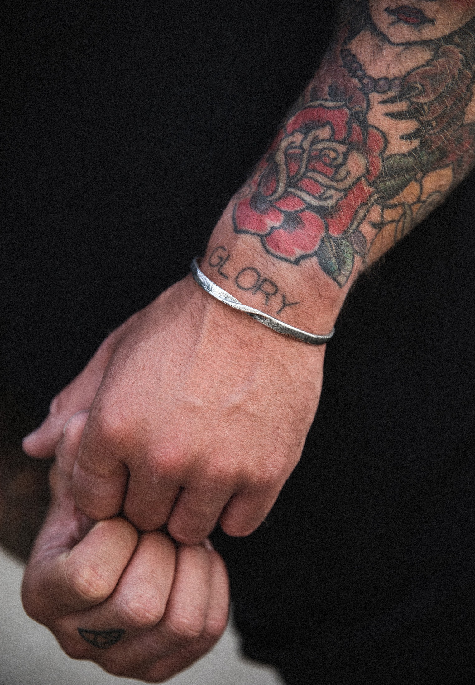 HAZE & GLORY Armreif »Armband Armreif - Twist 925 Silber«