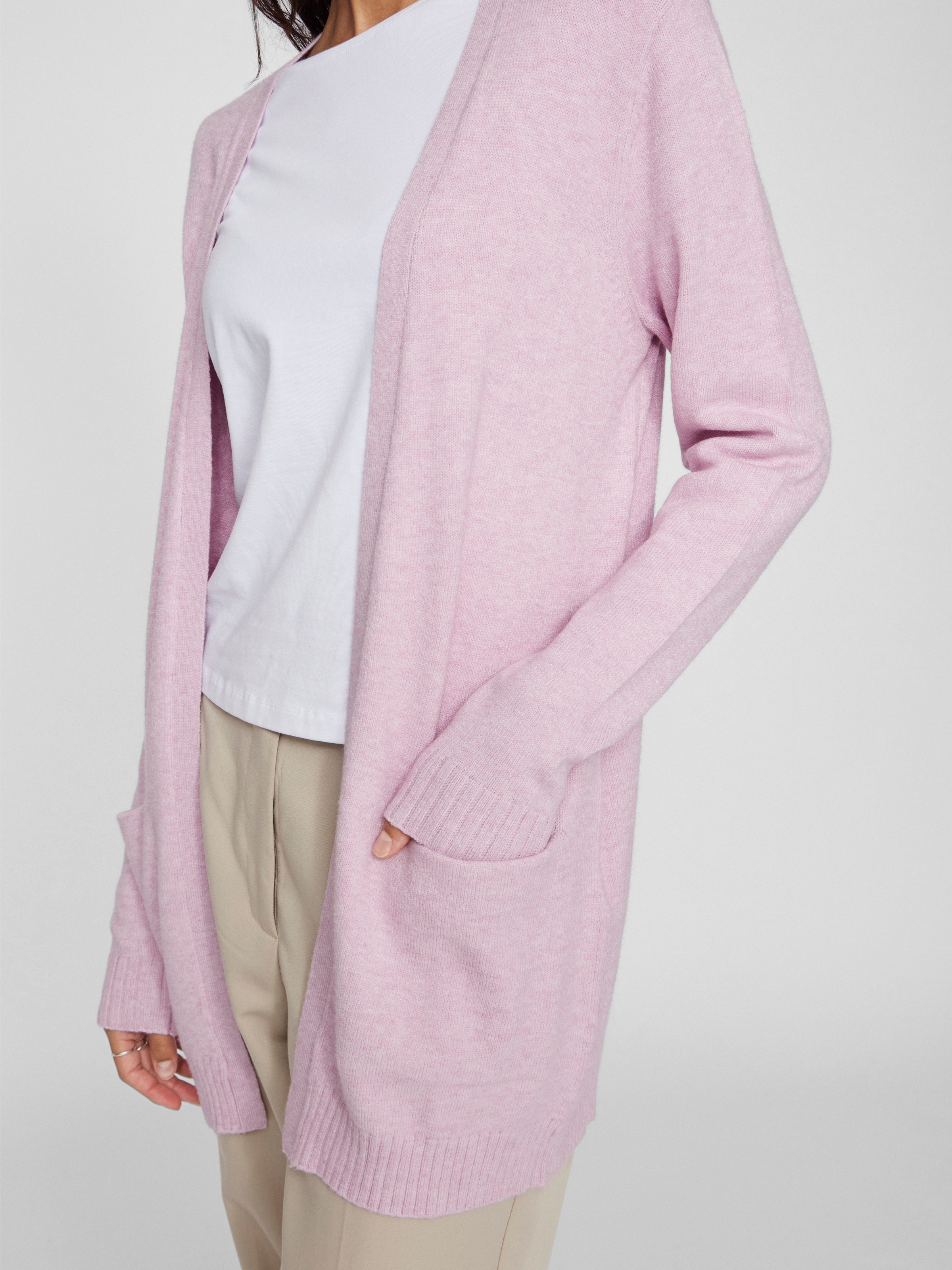 Vila Strickjacke »VIRIL OPEN L/S KNIT CARDIGAN - NOOS«