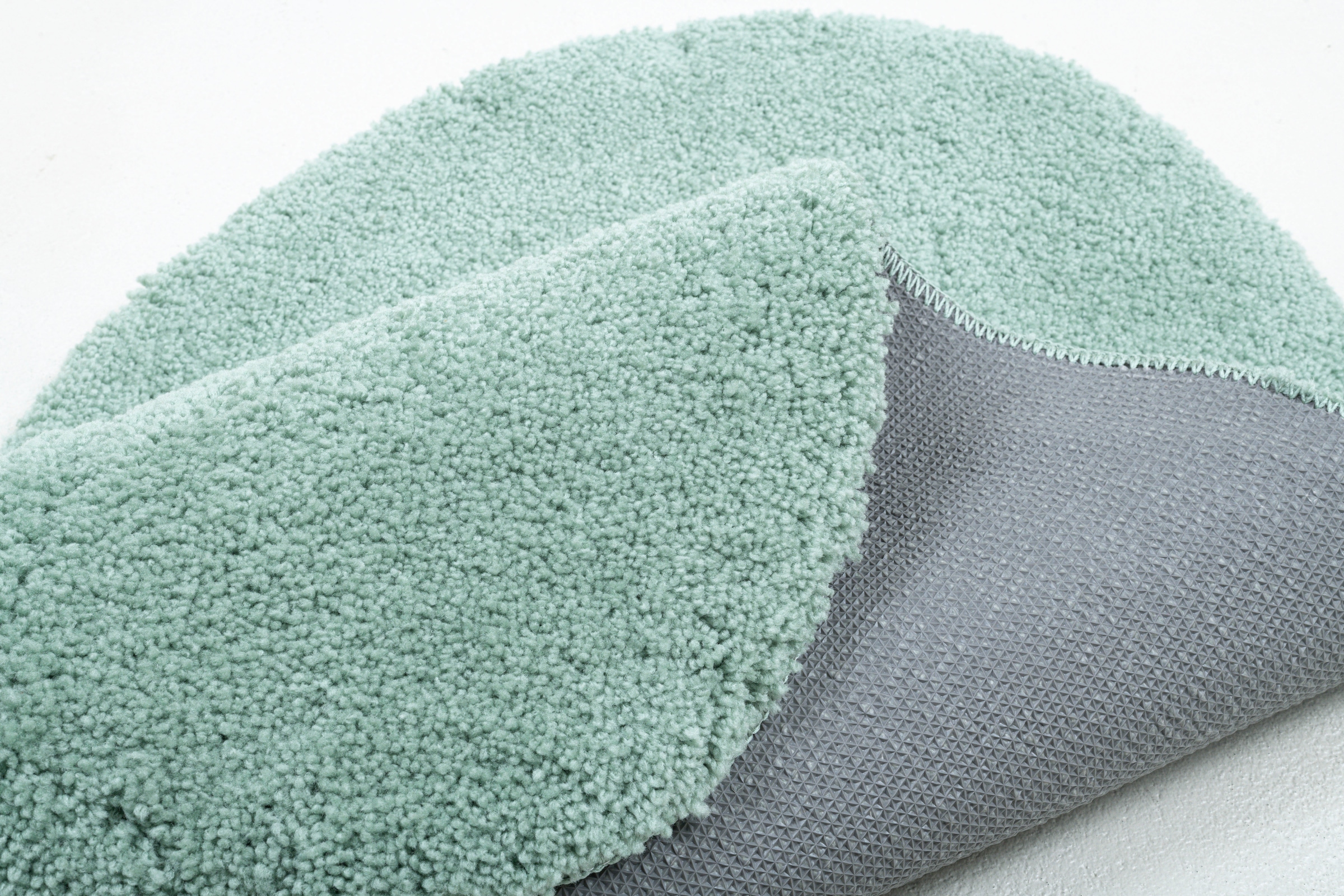 TOM TAILOR Badematte »Cozy Bath UNI«, rutschhemmend beschichtet, fußbodenheizungsgeeignet, Badteppich, Uni Farben, rechteckig, rund und oval erhältlich