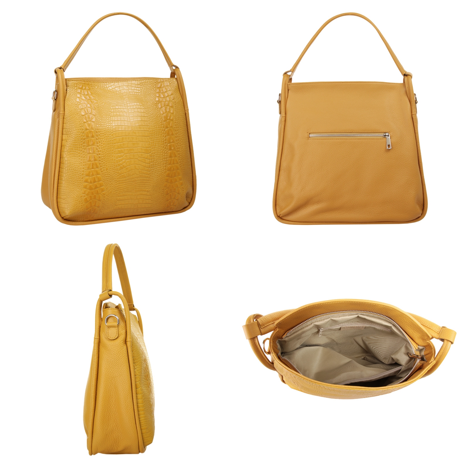 Samantha Look Shopper, echt Leder, Made in Italy