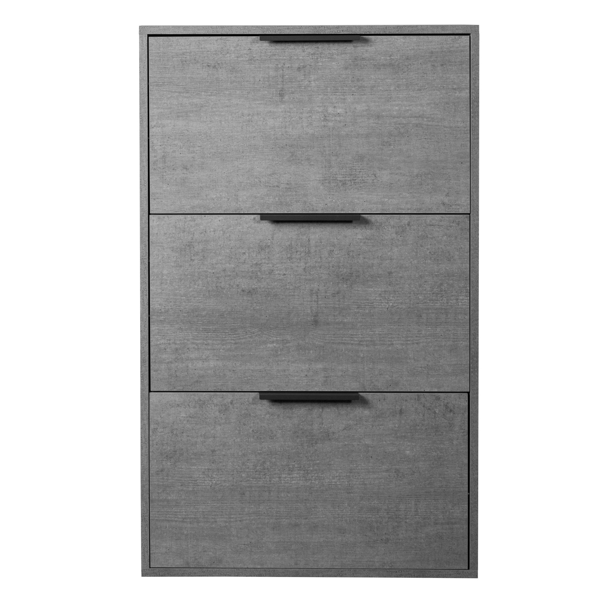 Composad Schuhschrank »Espresso,Schuhschrank, Schuhkipper, mit Klappen«, (1 St.), mit 3 Klappen, schmal